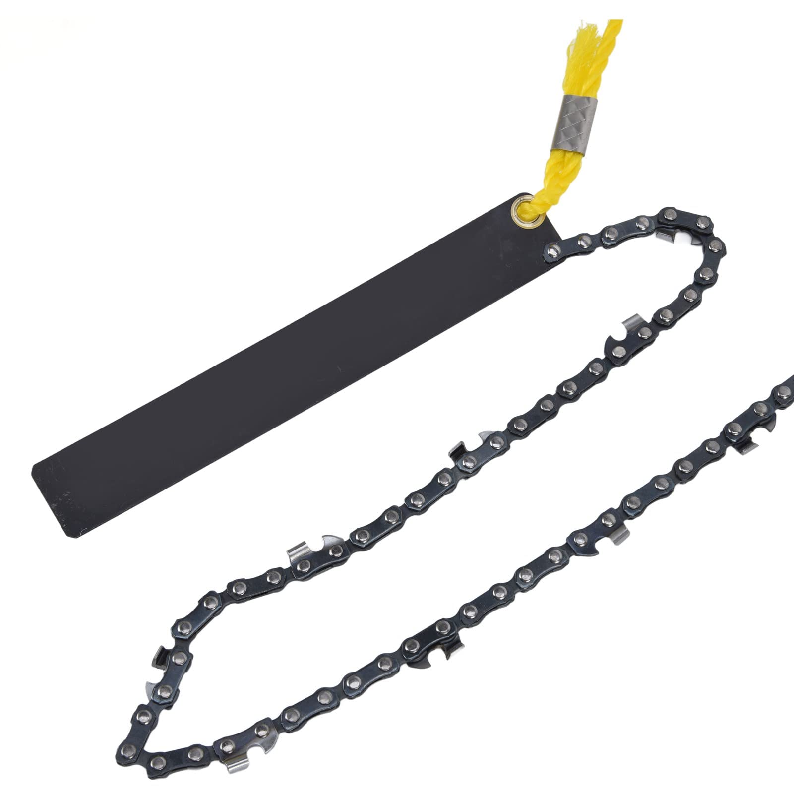 Portable 48-Inch Pocket Chainsaw with 63 Teeth - High Hardness Rope Saw for Tree Limb Cutting, Camping, and Survival - Folding Handheld Chain Saw for Outdoor Adventures, Gardening, and Emergency Preparedness