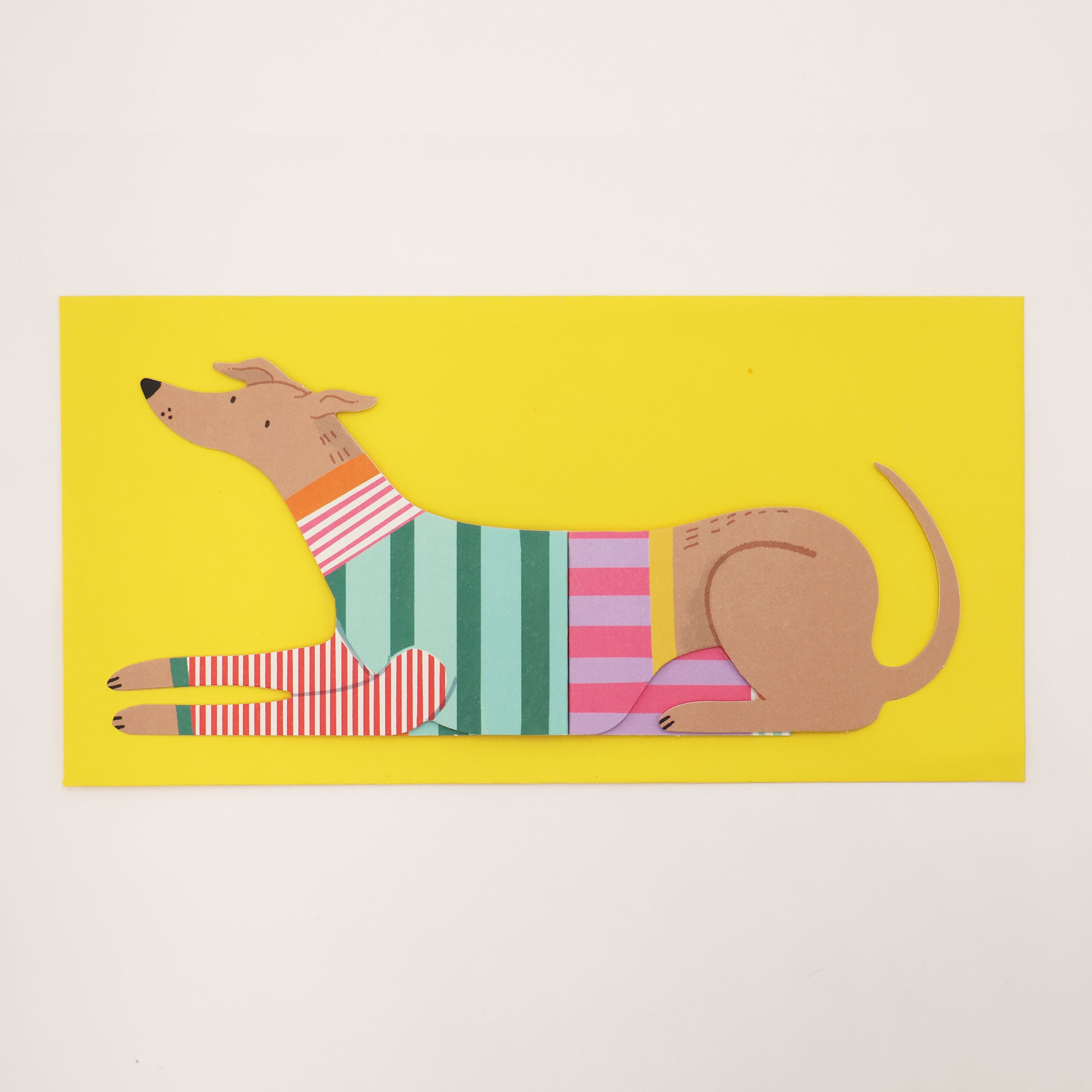 Bryony Moss Long Doggo Frankie Card - Funny Dog Lover Greeting Card for Birthdays, Thank You, or Just Because - Perfect for Pet Owners & Animal Enthusiasts