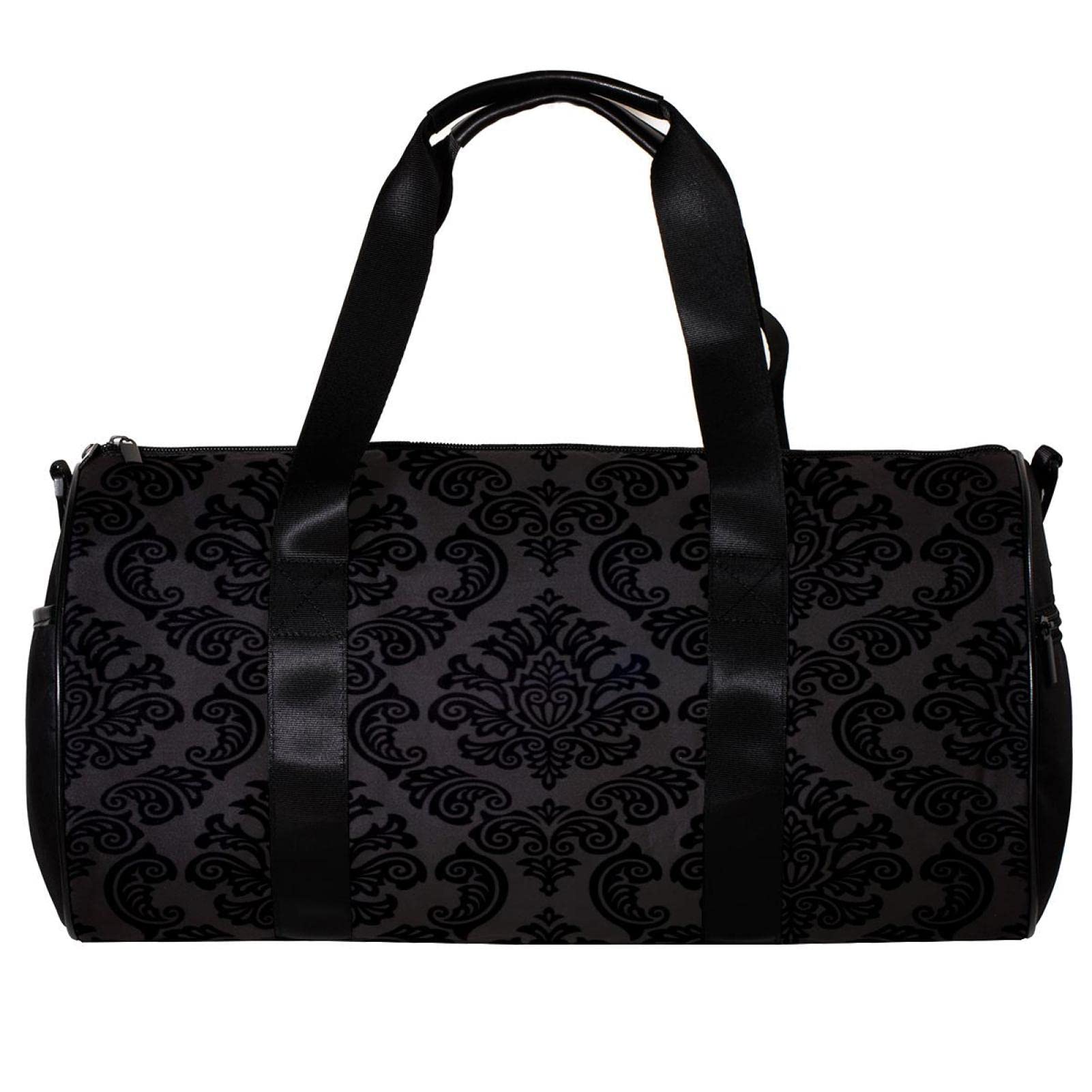 Stylish Abstract Flowers Travel Duffel Bag - Large Sports Gym Duffle for Women & Men - Foldable Weekender Overnight Bag - Perfect for Gym, Travel, and Weekend Getaways