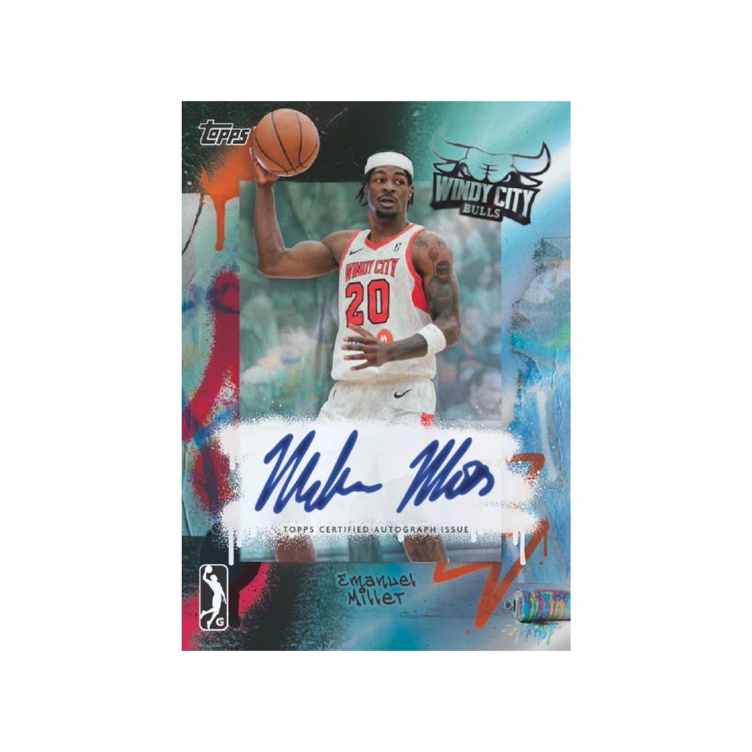 Topps G League Basketball 2024/25 Hobby Box - 24 Packs with Autograph & Memorabilia Cards - Pre Order Now for Collectors & Fans - Perfect for Trading, Displaying, and Investing in Rare Basketball Cards