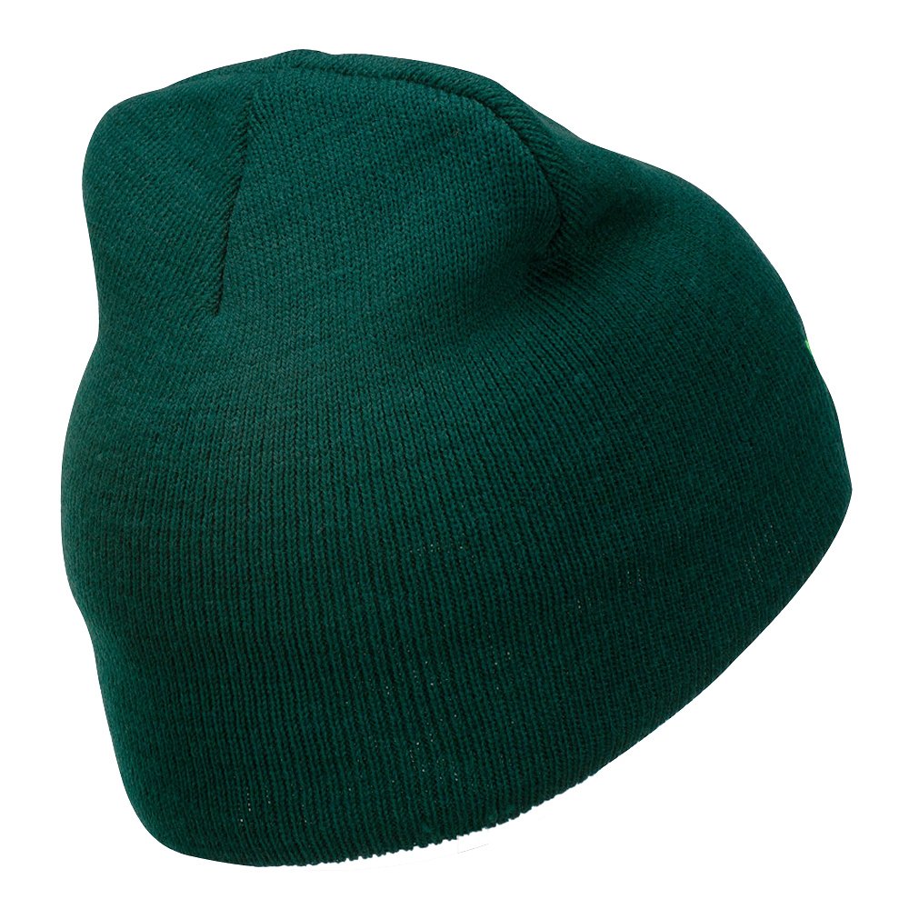 Monster Embroidered Short Beanie for Men & Women - Winter Knit Skull Cap with Fun Monster Design - Perfect for Outdoor Activities, Sports, and Cold Weather Fashion