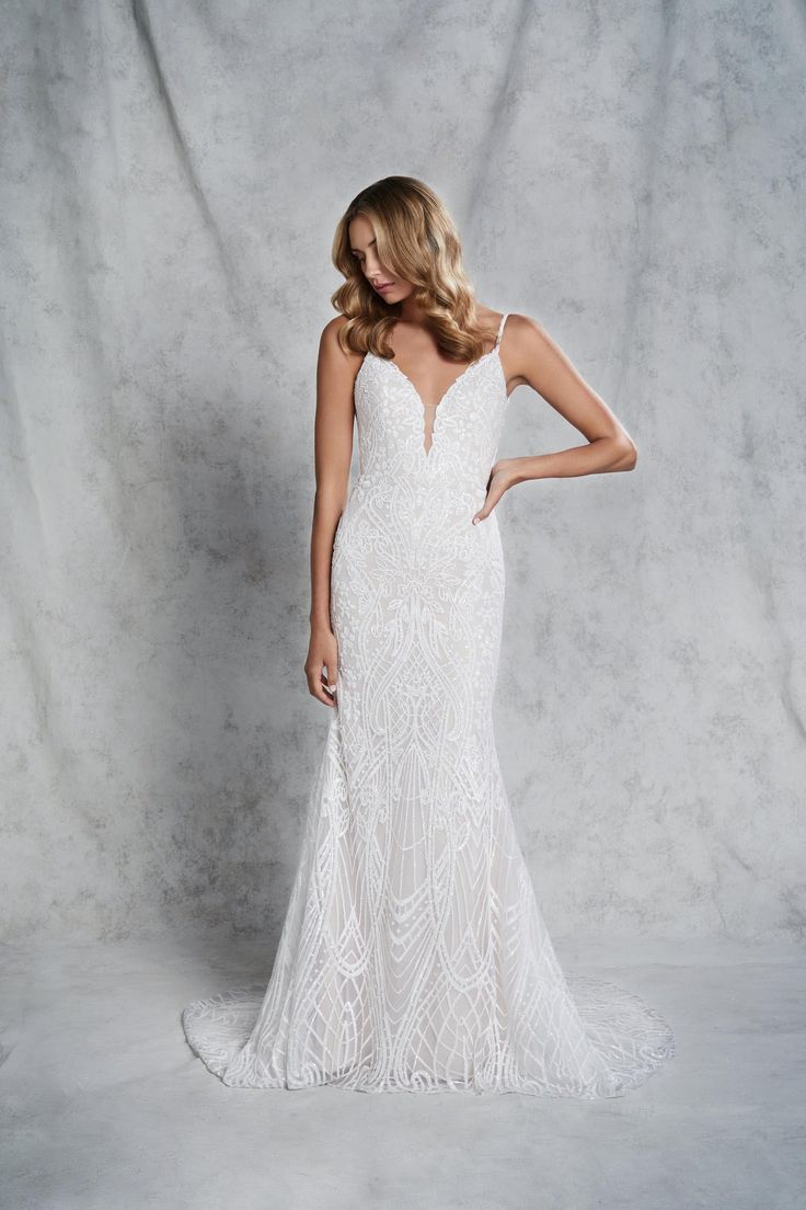 Hayley Paige Nova Gown - Elegant Wedding Dress for Brides | Perfect for Beach, Church & Formal Weddings
