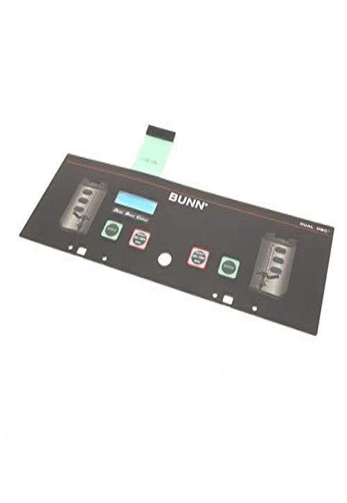 Bunn 29974.0000 Membrane Switch with Dual Function - Replacement Part for Bunn Coffee Makers & Commercial Brewers | Perfect for Restaurants, Offices & Coffee Shops