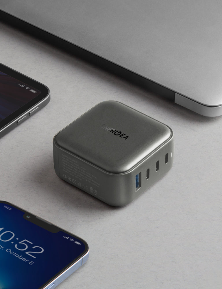 TravelWorld GaN100 Fast Charger - 100W USB-C PD Charger for Laptop, Phone & Tablet - Compact & Lightweight for Travel, Home & Office Use