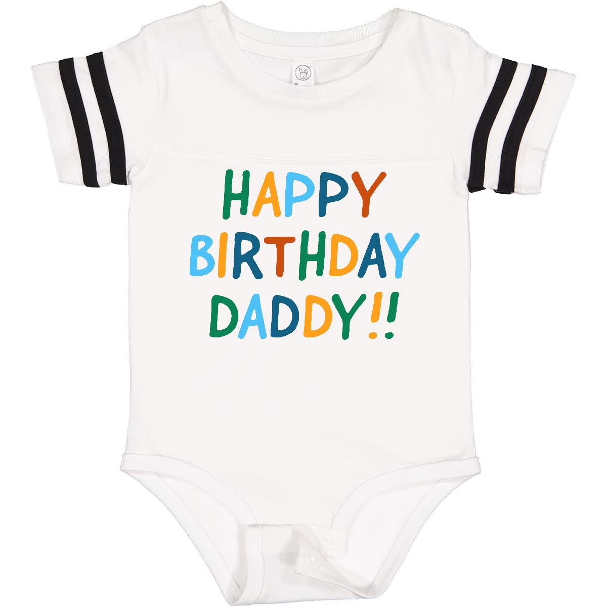 Inktastic Happy Birthday Daddy Baby Bodysuit - Cute Infant Onesie for Birthday Celebrations & Photo Shoots - Perfect for First Birthday Parties, Family Gatherings & Newborn Photography