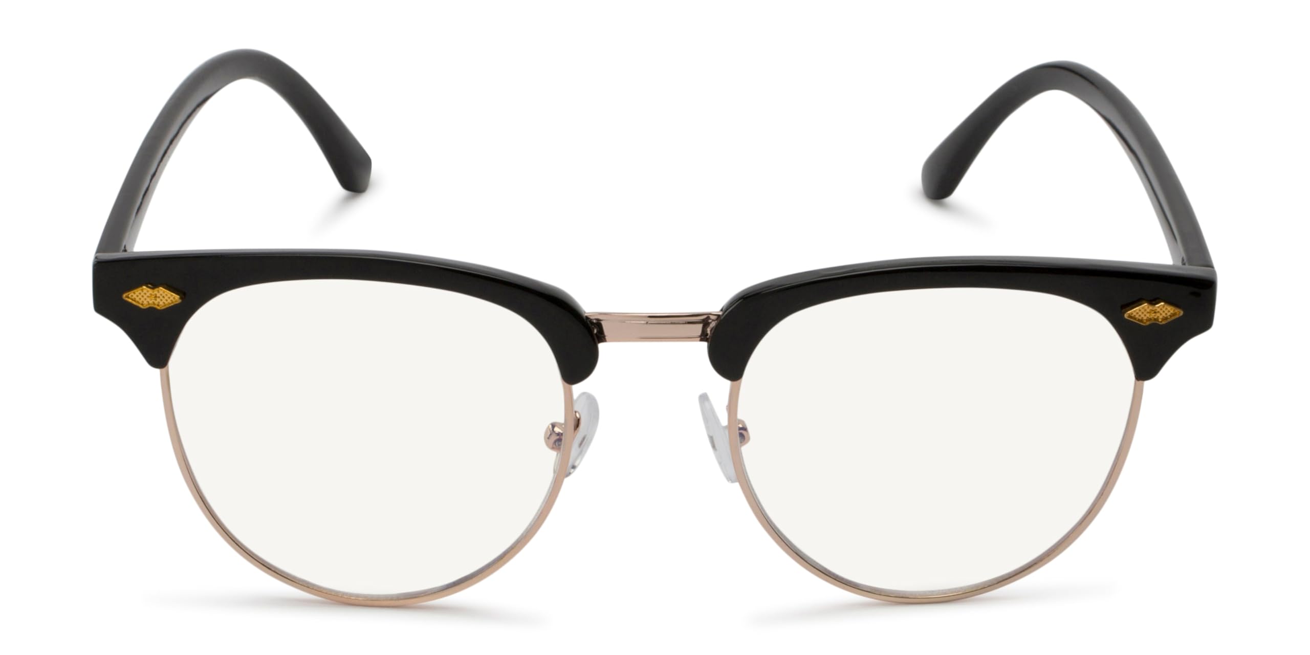 Blue Light Blocking Reading Glasses for Men & Women - Adrian Round Frame Anti-Eye Strain Readers | Perfect for Computer Work, Gaming & Nighttime Reading