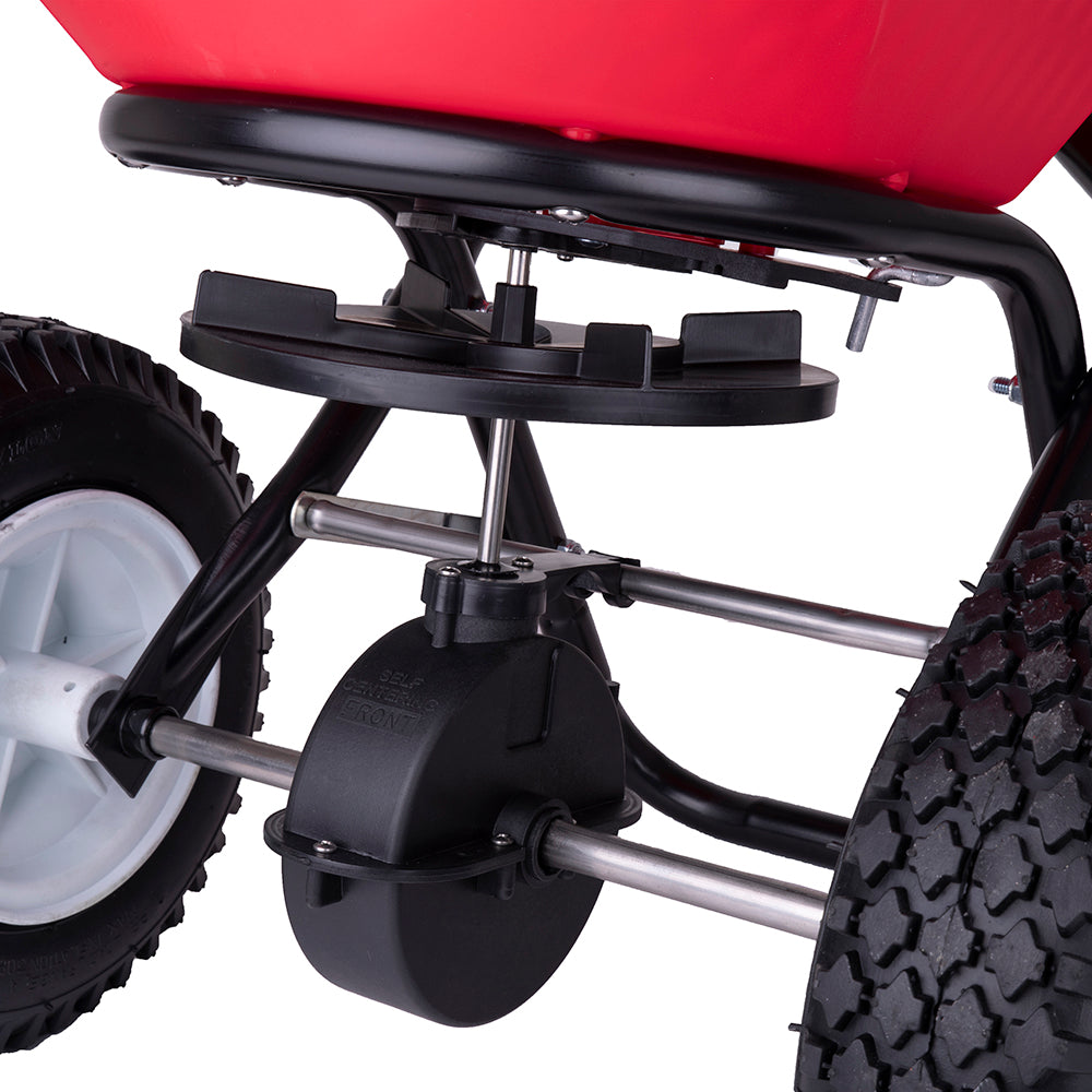 Earthway F80 80 Lbs Broadcast Spreader with Standard Output Tray & Flex Select - Lawn Fertilizer Spreader for Grass Seed, Salt, Ice Melt - Perfect for Large Yards, Golf Courses, Commercial Landscaping