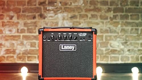 Laney LX15B-RED 15W Bass Guitar Combo Amplifier with 2x5