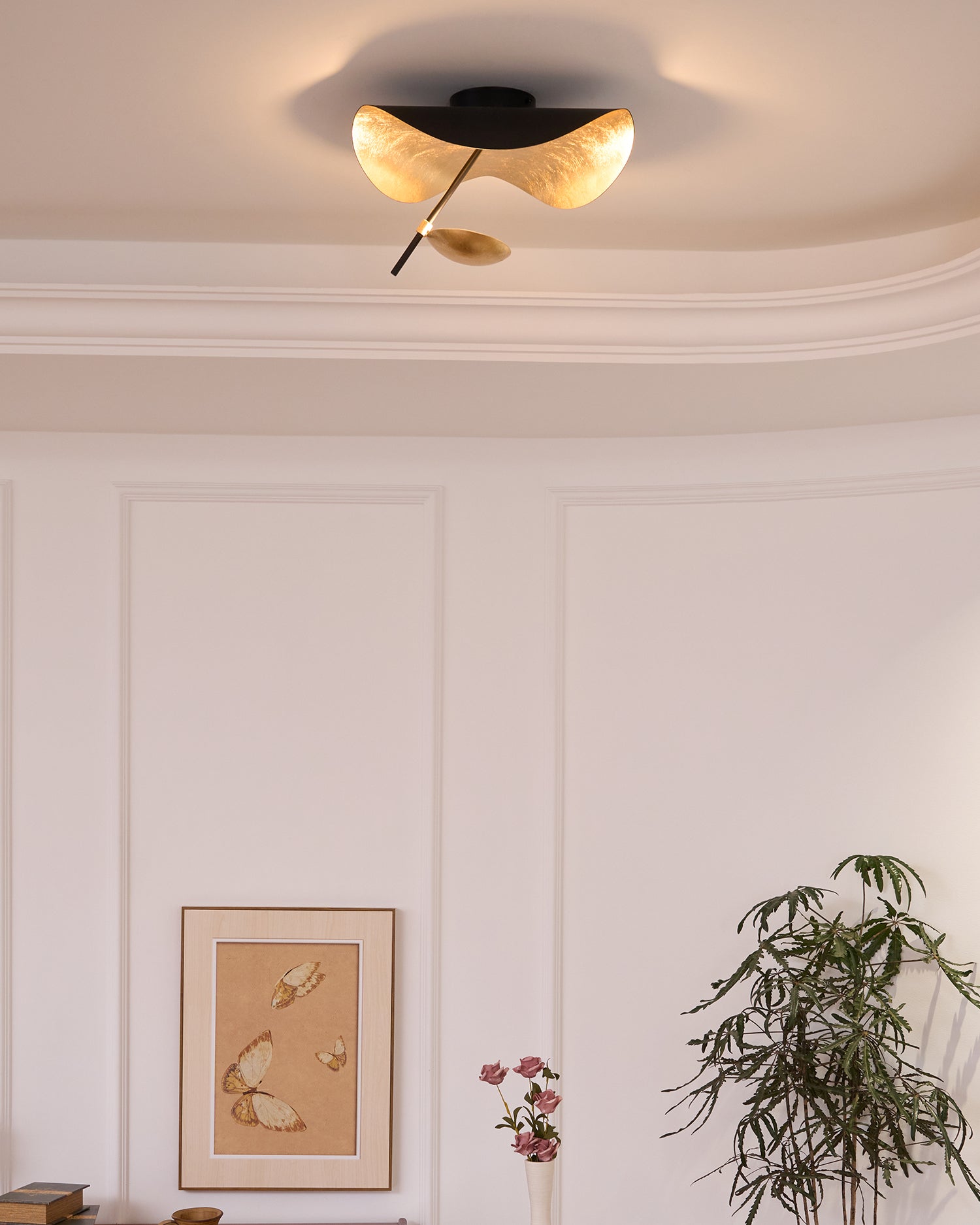 Modern Giorgio Ceiling Light Fixture - Elegant LED Flush Mount Lighting for Bedroom, Living Room & Kitchen - Dimmable & Energy Efficient Home Decor