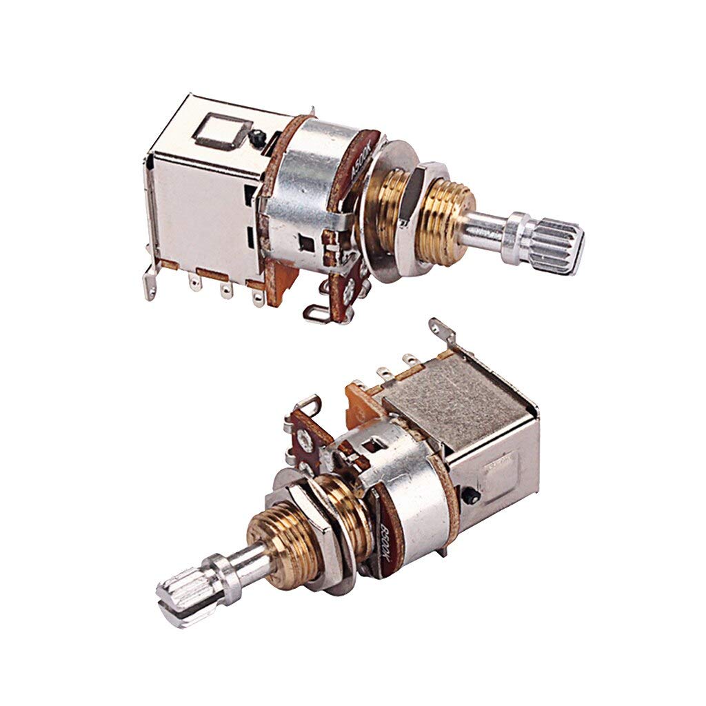 2PCS Push Pull Potentiometer Control Switch for Electric Guitar - Volume & Tone Replacement Parts - Perfect for DIY Guitar Upgrades & Repairs
