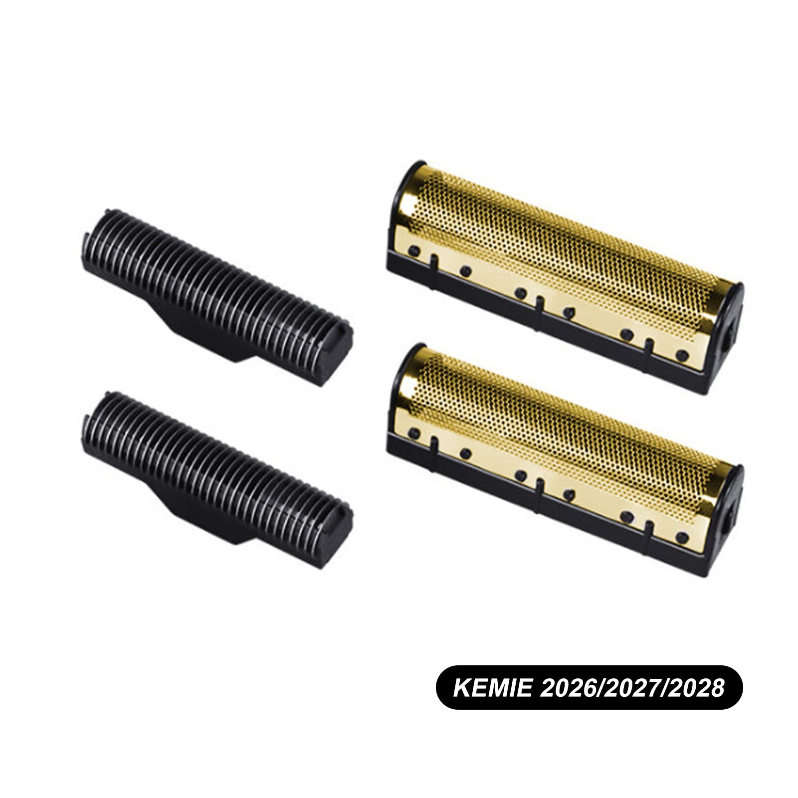 KEMEI Electric Shaver Replacement Heads for Men - Compatible with KM-2028, KM-2027, KM-2026 Models - Precision Razor Blades & Foil Head - Perfect for Travel, Daily Shaving & Grooming Routine