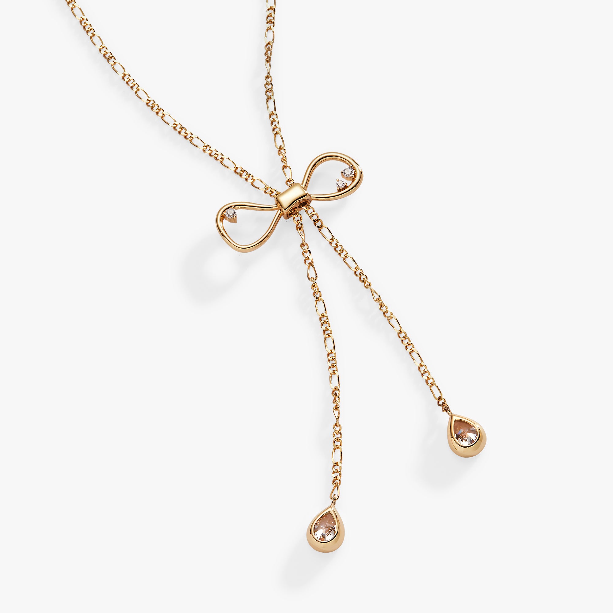 Elegant Coquette Bow Necklace for Women - Dainty Gold Plated Jewelry Gift for Her - Perfect for Valentine's Day, Anniversary & Special Occasions