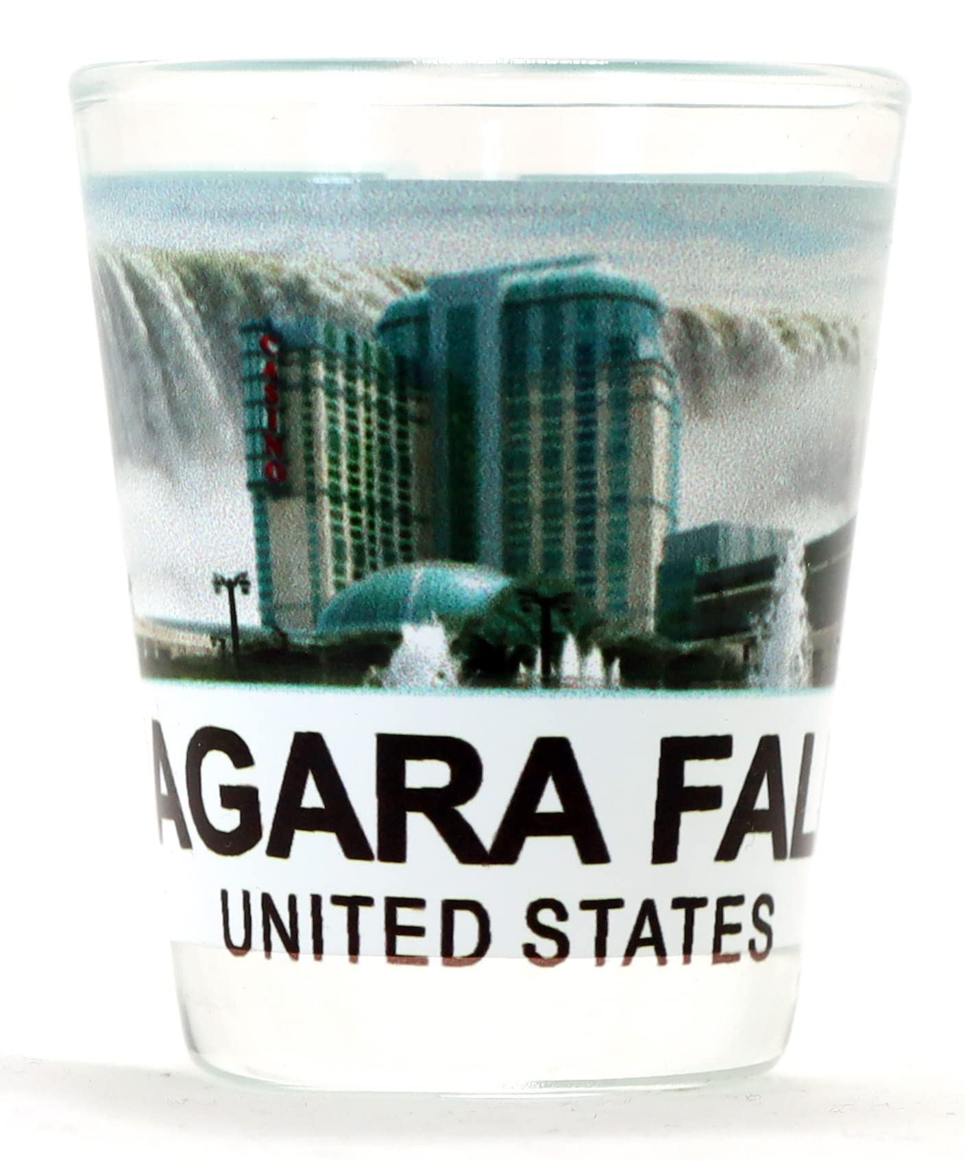 Niagara Falls USA Souvenir Shot Glass - Colorful Photo Design - Perfect for Collectors, Gifts, and Party Favors