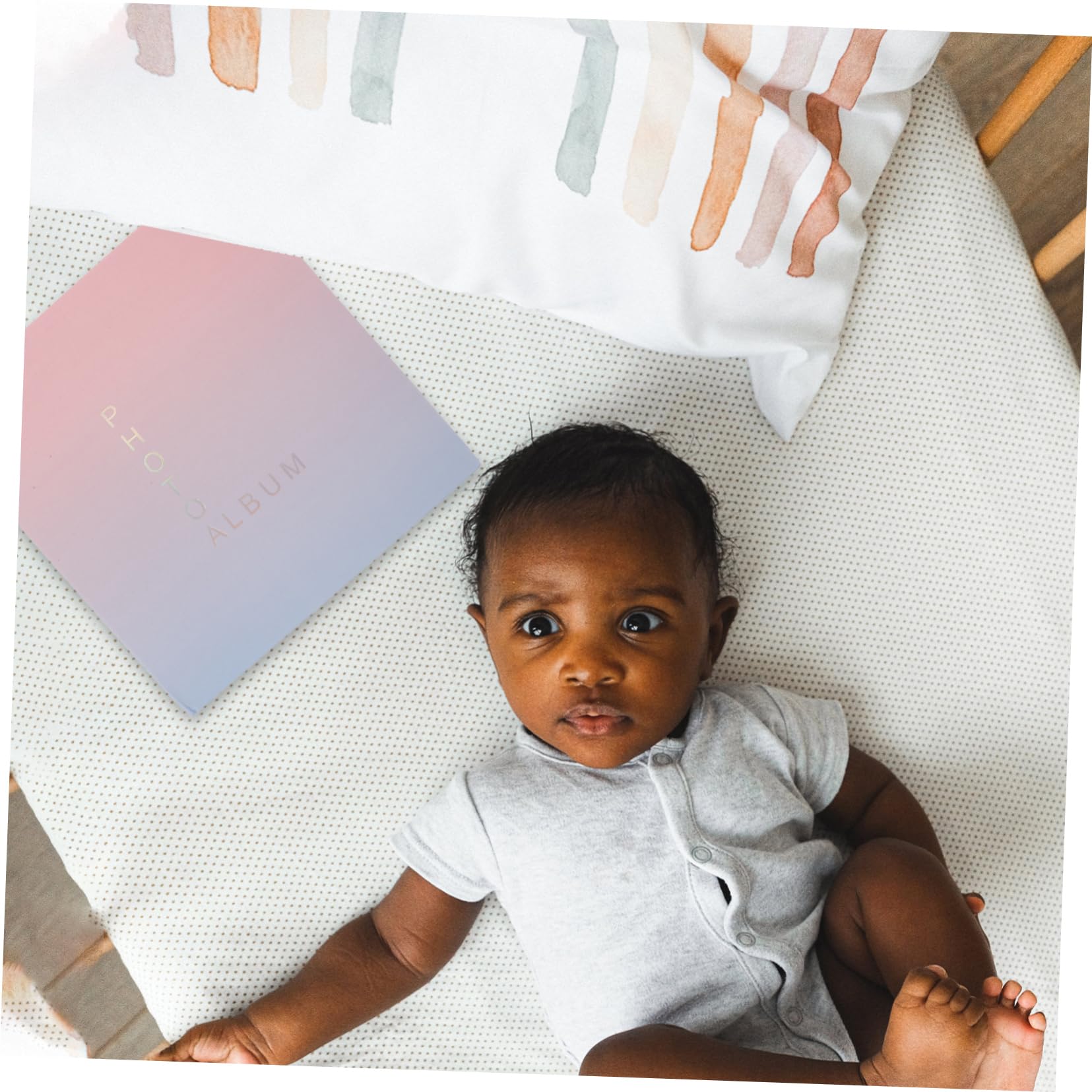 PLAFOPE Photo Album - Scrapbook for Keepsakes, Memories & Special Moments | Acid-Free Paper Photo Book for Girls, Women & Family | Perfect for Weddings, Baby Photos & Travel Memories