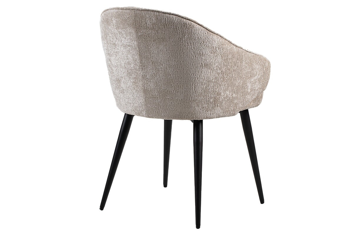 Kea 4 Leg Visitor Armchair - Modern Accent Chair for Living Room, Office & Guest Room - Comfortable Upholstered Seat with Sturdy Wooden Legs - Perfect for Home Decor & Relaxation
