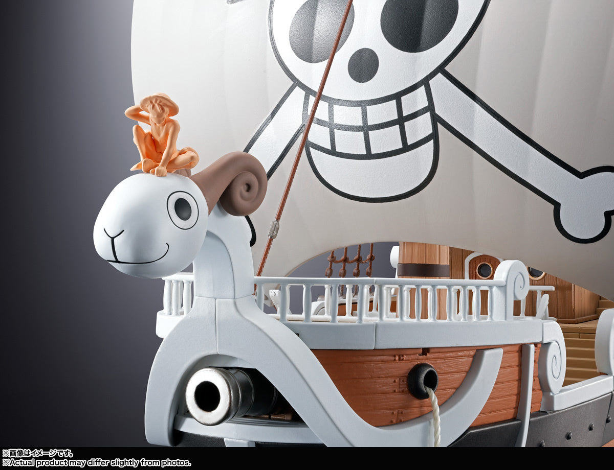 Chogokin Going Merry One Piece Ship Model - 25th Anniversary Memorial Edition Collectible Figure for Anime Fans | Perfect for Display, Gift Giving, and One Piece Merchandise Collection