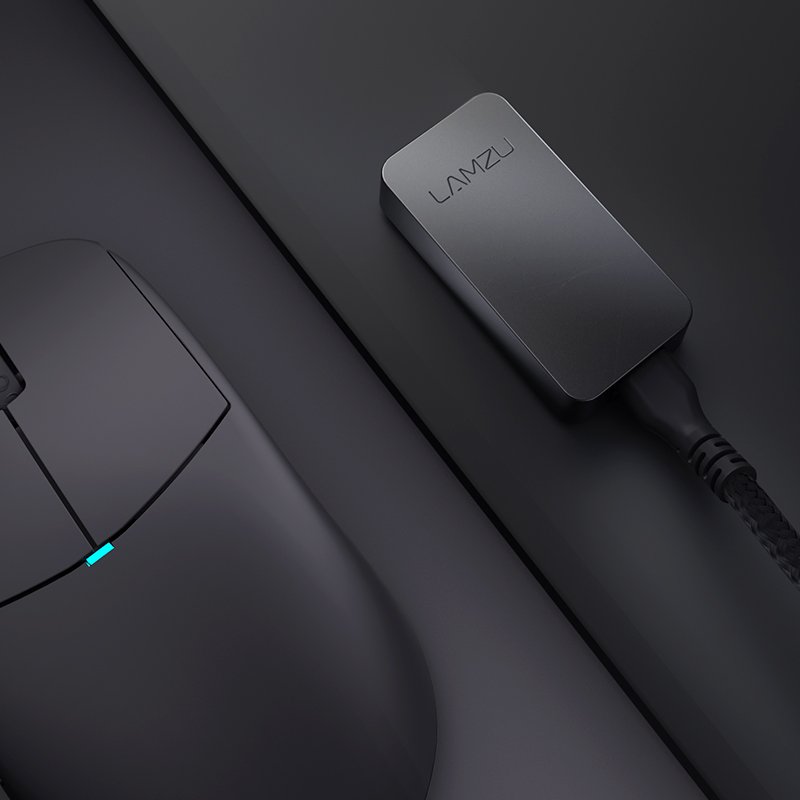 Lamzu Atlantis 4K Wireless Gaming Mouse Dongle - High Precision 16000DPI for PC, Mac, Esports & FPS Gaming