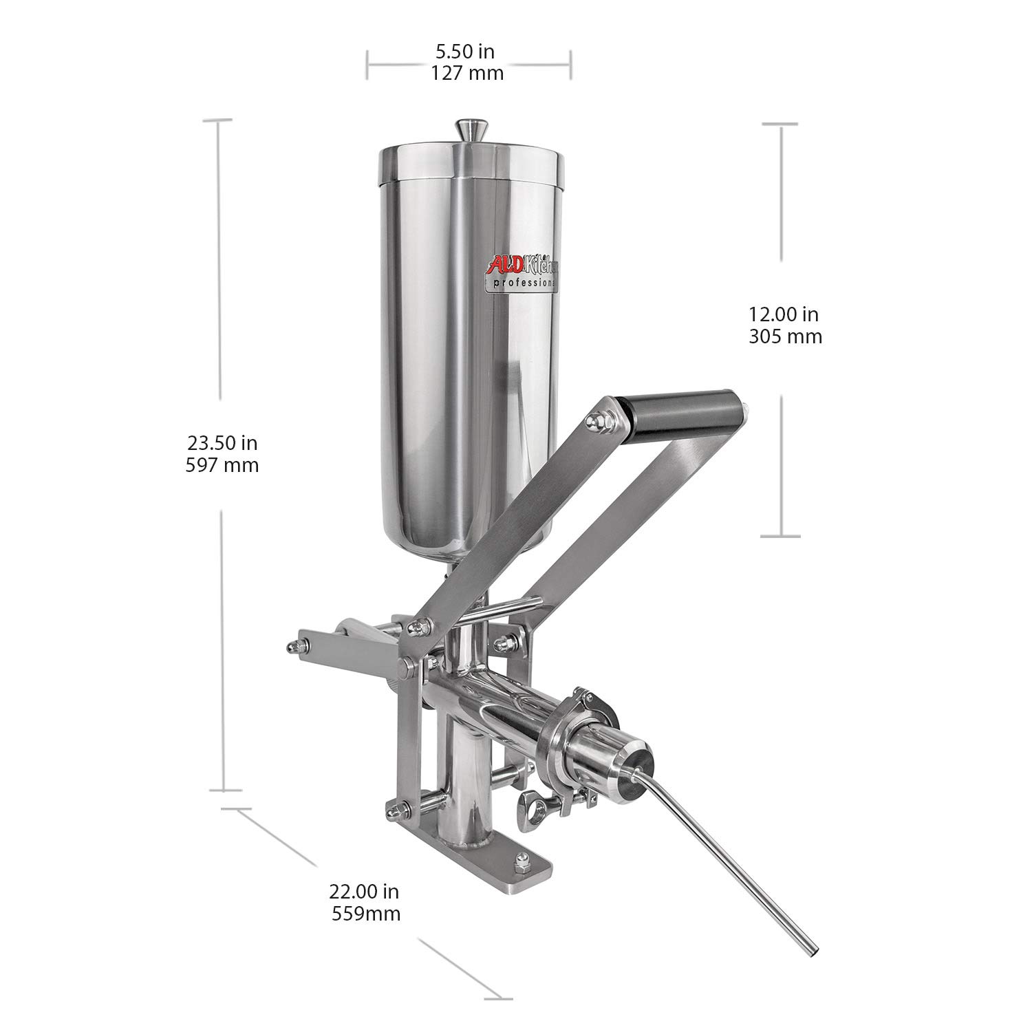 ALDKitchen Churro Maker Gun - Professional Spanish Donut Machine with Filling Nozzle | Perfect for Home Baking, Parties & Street Food Business