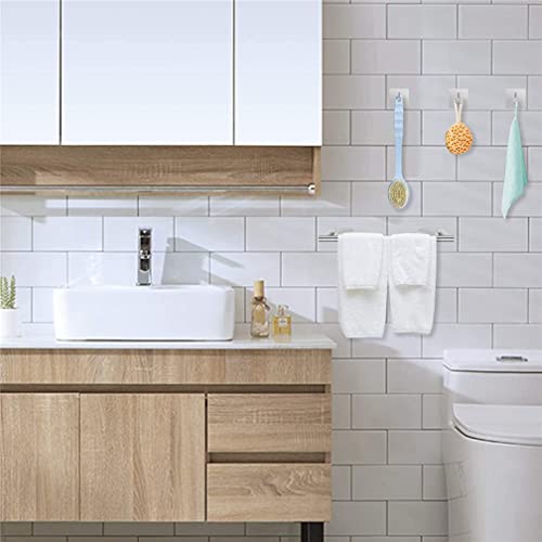 304 Stainless Steel Perforated Wall Mounted Towel Rack - Single Hanging Bathroom Towel Holder with Rustproof Design for Kitchen, Bathroom & Laundry Room - Perfect for Organizing Hand Towels, Dish Towels and Washcloths
