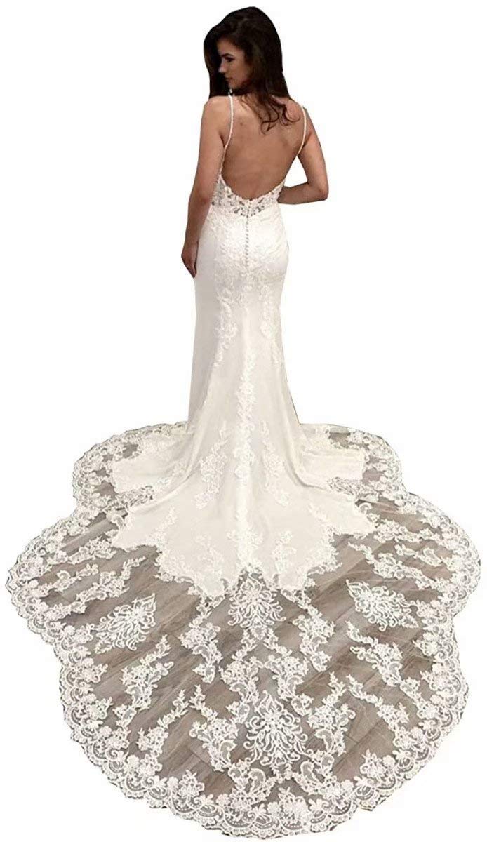 Elegant Off Shoulder Lace Wedding Dress for Bride 2024 | Short Sleeve Bridal Gown | Perfect for Beach, Garden & Vintage Theme Weddings