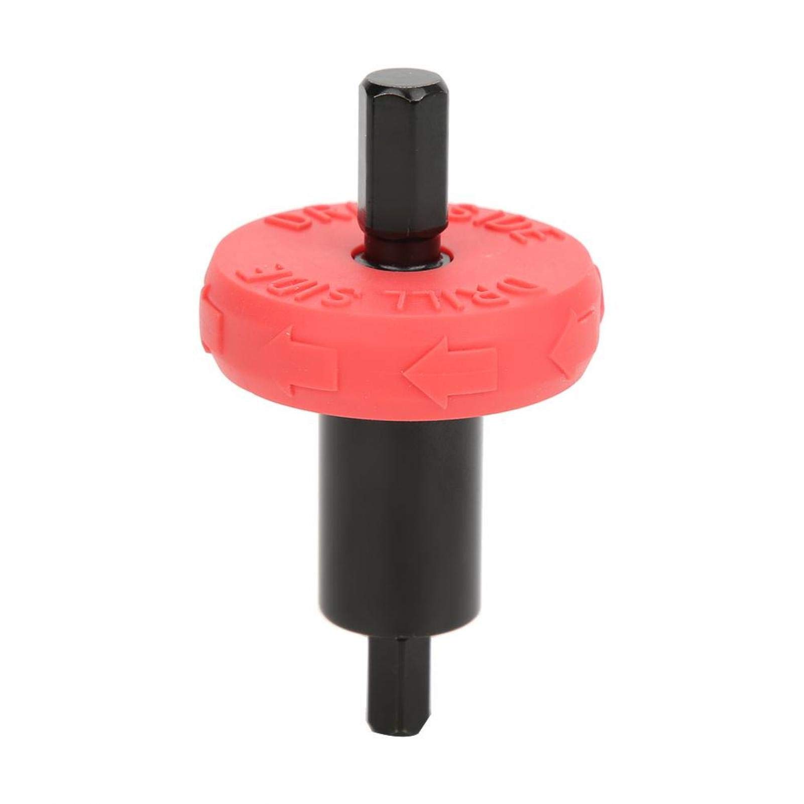 Voluxe Electric Start Drill Bit - CRV Steel Red & Black Engine Starter Adapter with Storage Bag | Compatible with Most Electric Engines | Perfect for DIY Repairs, Automotive Maintenance & Home Improvement Projects
