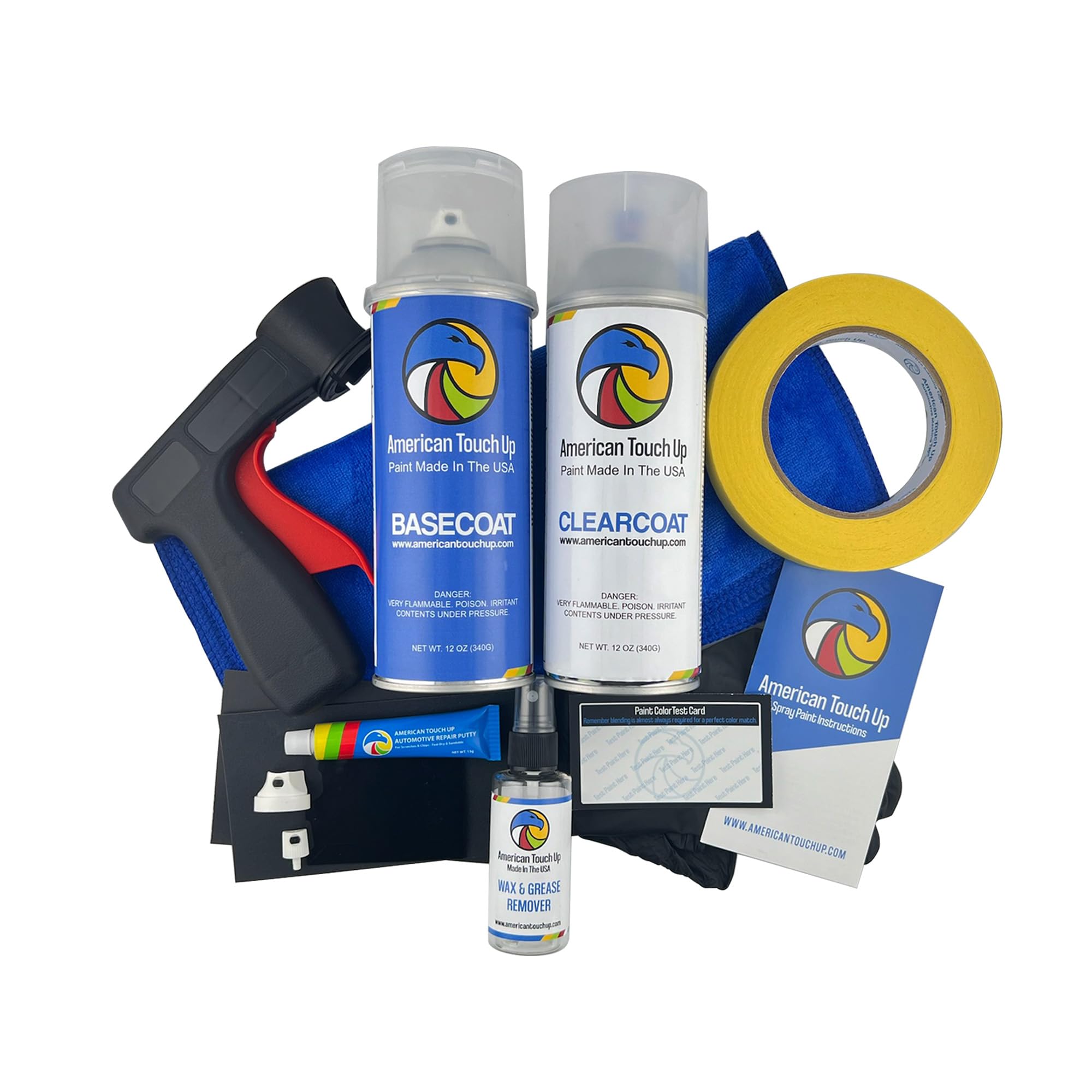 Toyota Touch Up Paint - 156 Dark Gray Metallic | Automotive Scratch Repair Spray Paint Kit (Basecoat + Clearcoat) | Perfect for Car Door Dings, Rock Chips & Minor Scratches