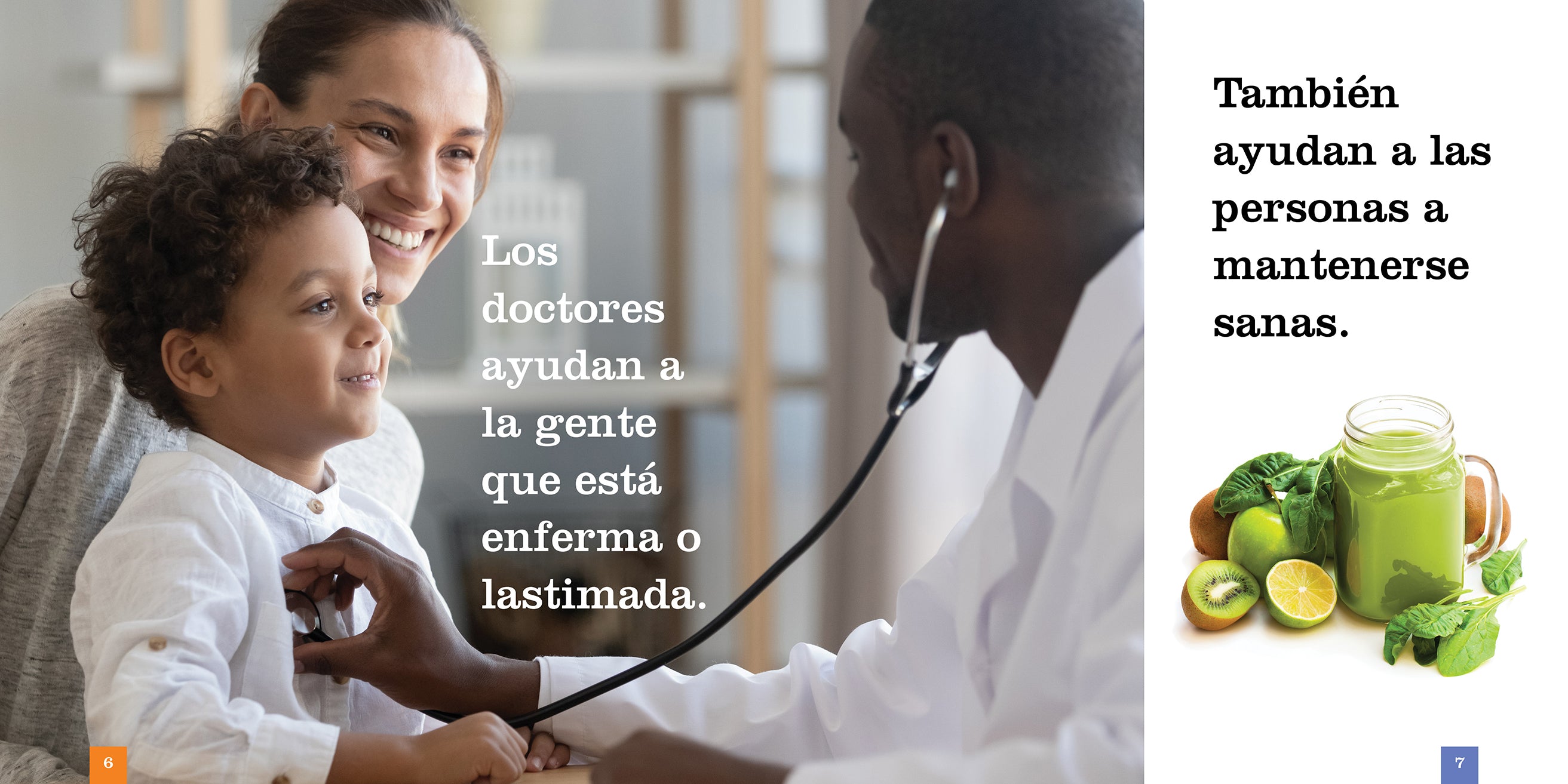 Los Doctores 9781640267022 - Bilingual Children's Book About Doctors - Perfect for Storytime, Classroom Learning & Bilingual Education