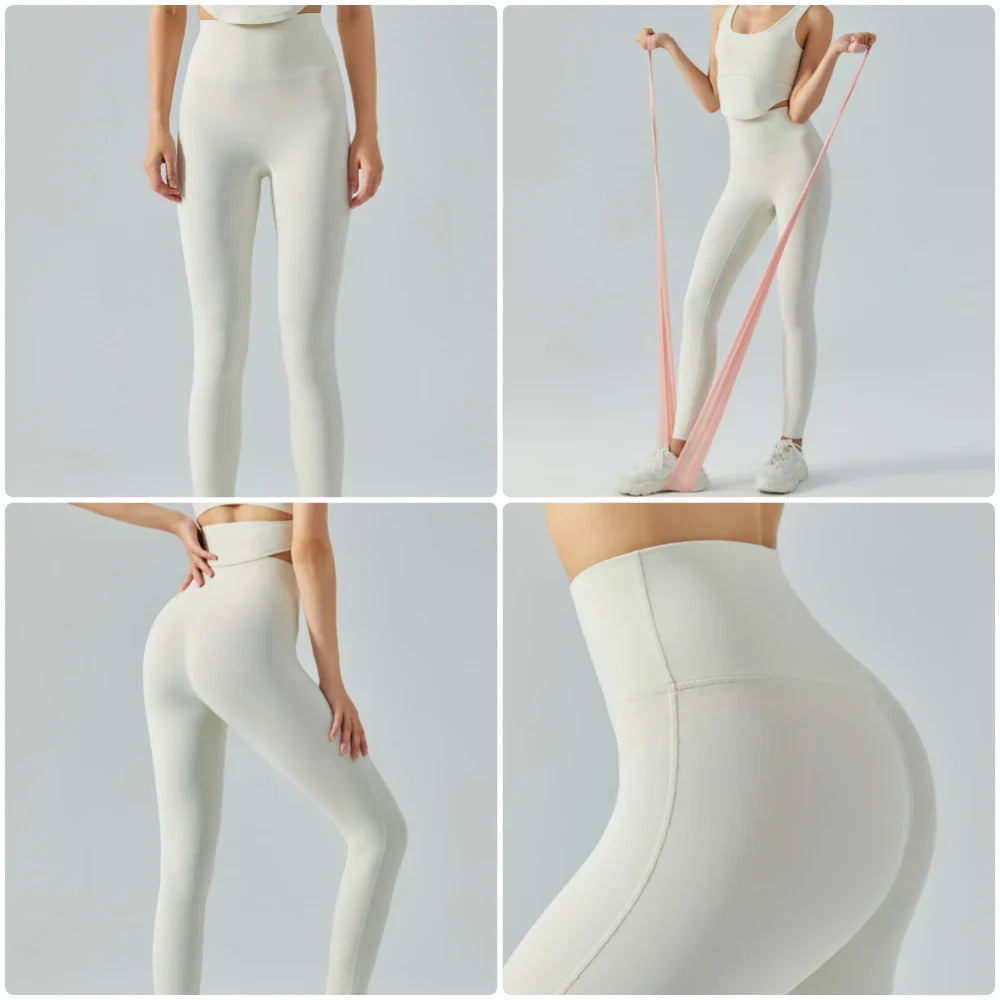Emily Sportswear High Waist Yoga Pants - Naked Feeling Double Brushed Fabric, Butt Lifting & Tummy Control for Women - Perfect for Running, Fitness, Yoga & Everyday Wear