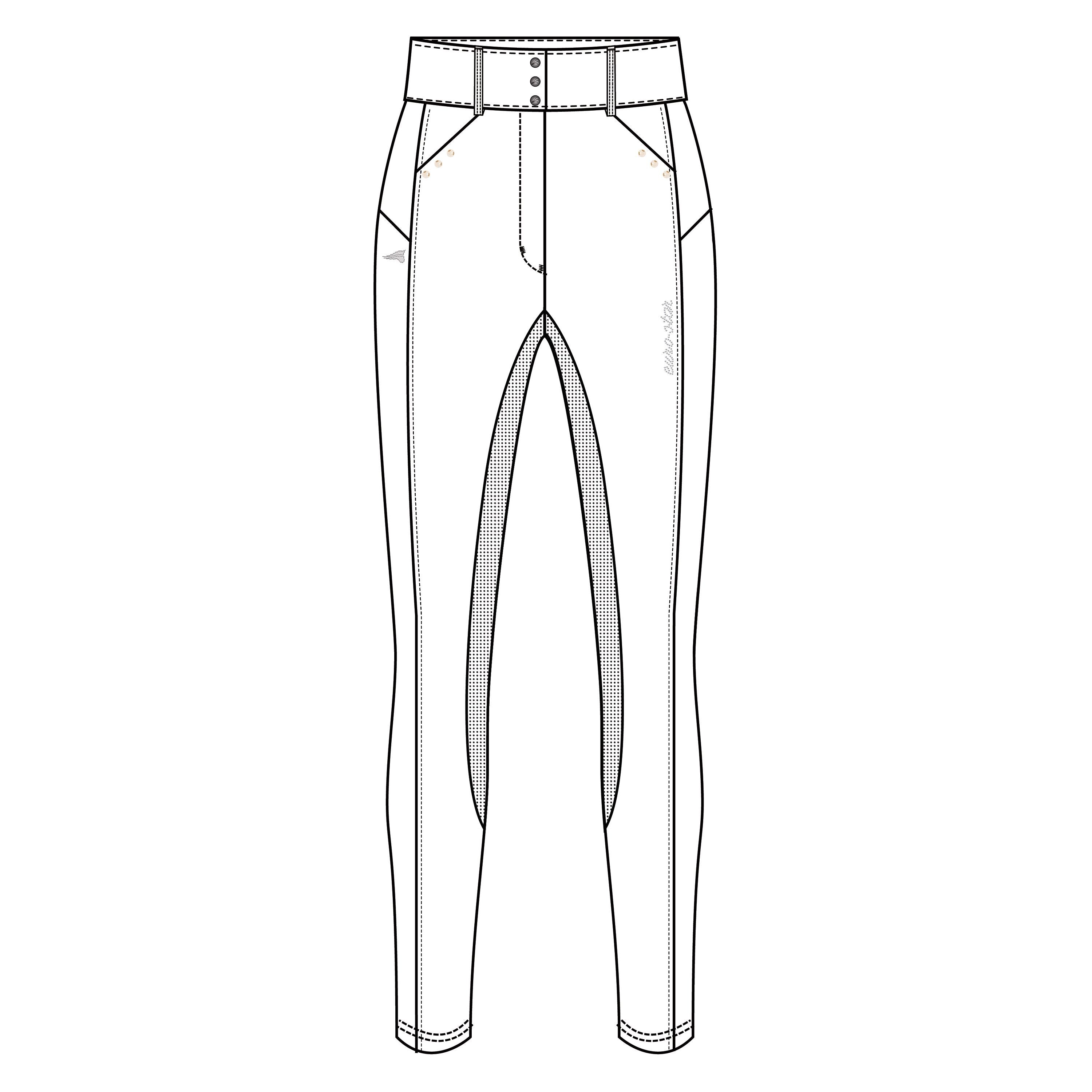 Euro Star ESAurelia Competition Grip Connect Riding Breeches - Full Grip Equestrian Pants for Show Jumping & Dressage