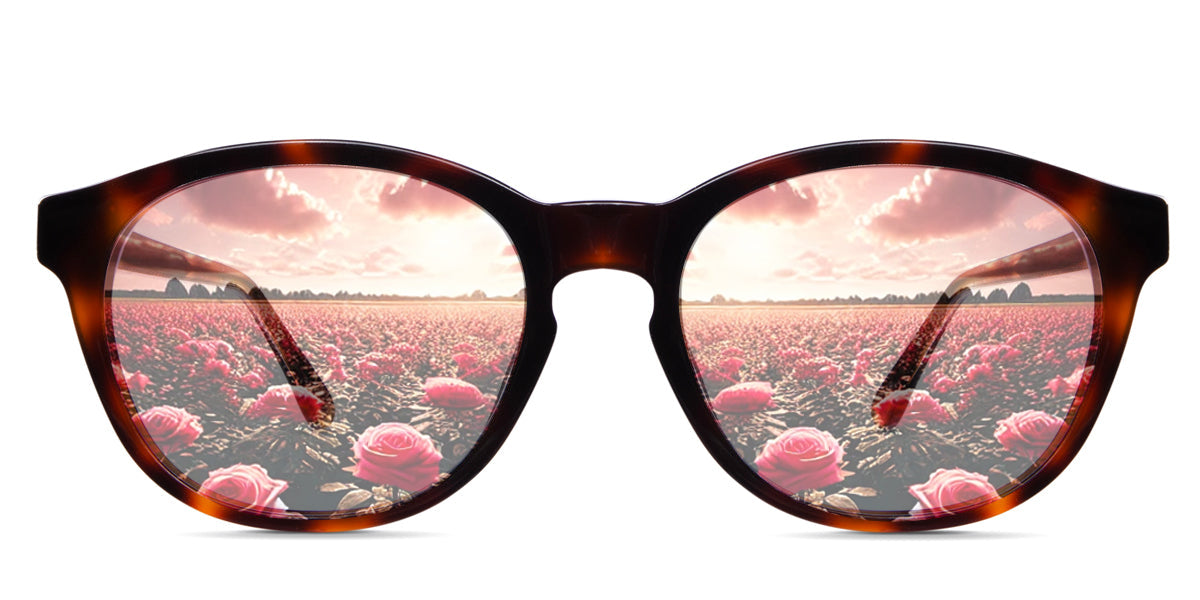 Zenda Women's Prescription Tinted Glasses - Stylish & UV Protection for Driving, Reading & Outdoor Activities