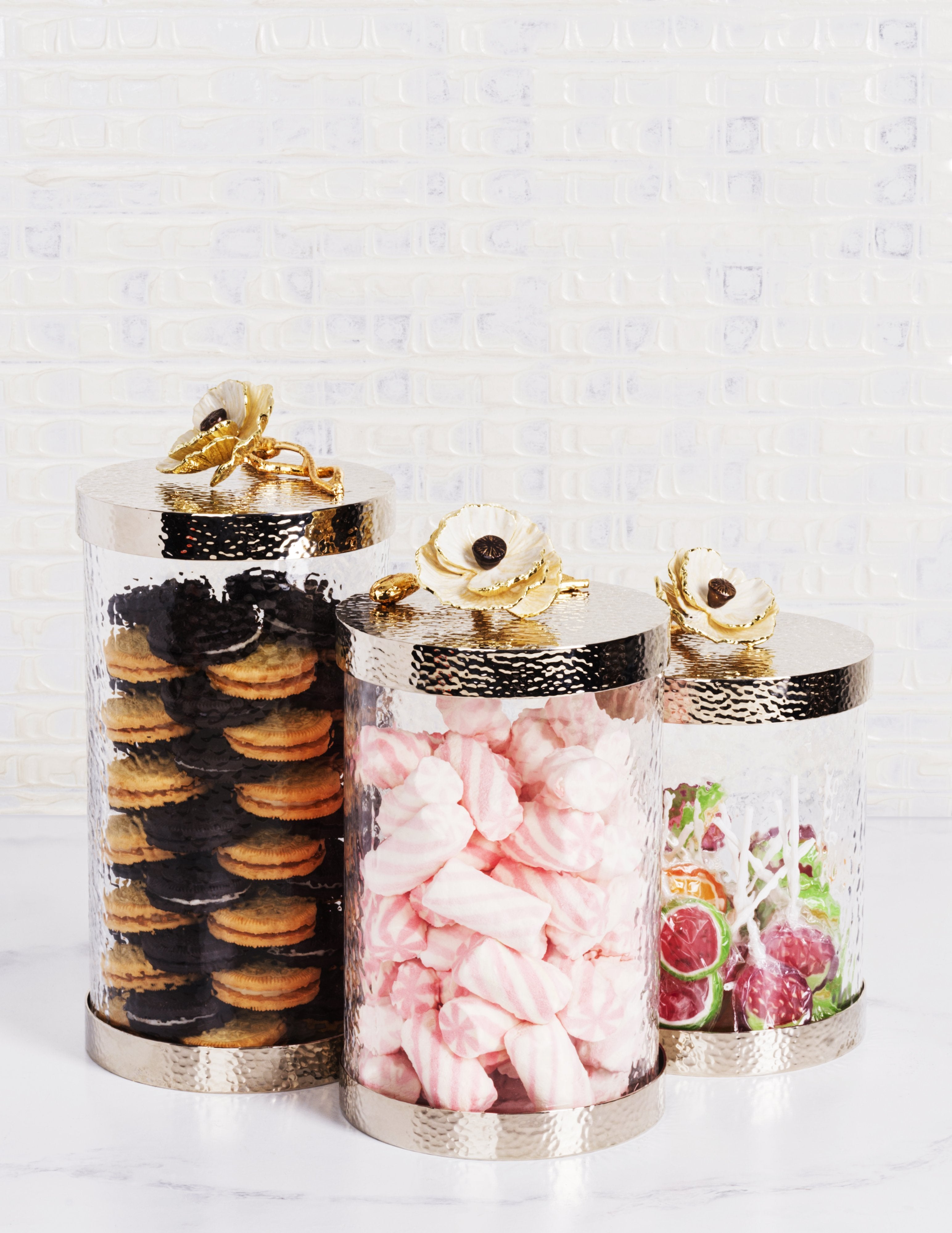 Anemone Canisters - Airtight Food Storage Containers for Kitchen Pantry Organization | Perfect for Dry Goods, Coffee, Tea, and Spices | BPA-Free Plastic with Secure Locking Lid