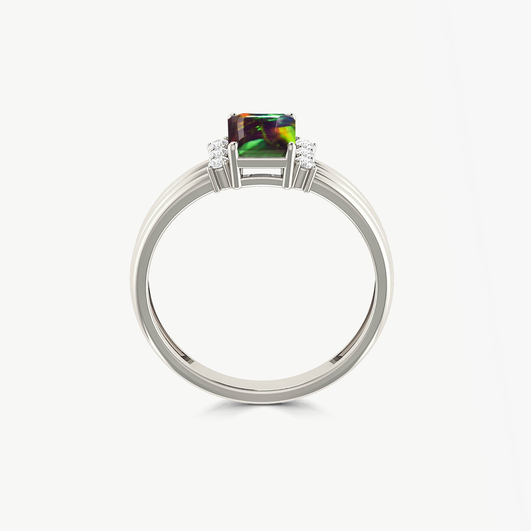 Black Opal Gemstone Ring for Women - Elegant Handmade Jewelry Gift for Her - Perfect for Birthdays, Anniversaries & Special Occasions