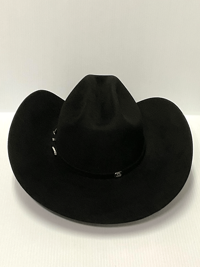 Justin JF0657DYLA Bent Rail Dylan 6X Fur Felt Cowboy Hat Black - Western Style Hat for Men, Country Music Festivals & Outdoor Rodeo Events