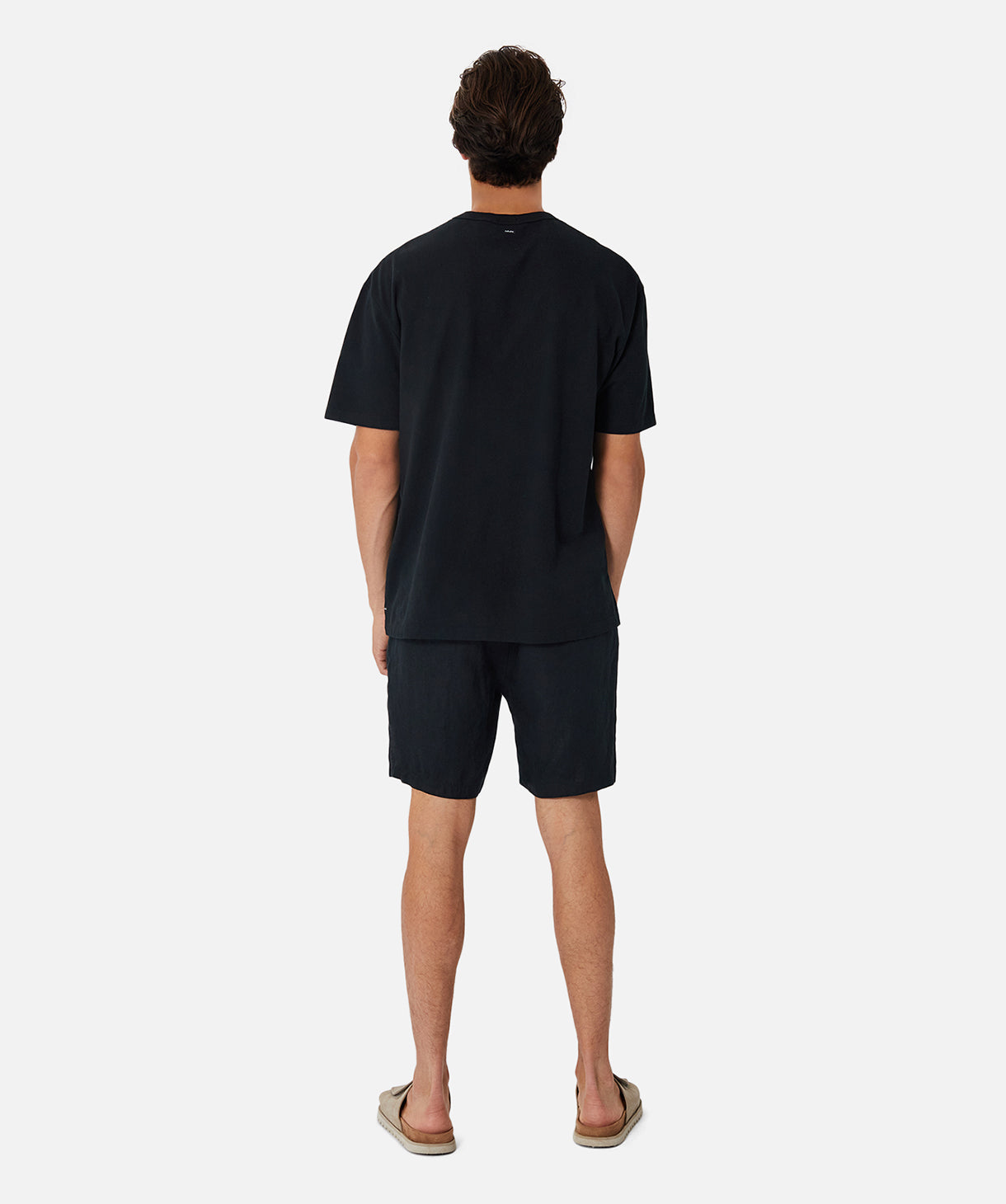 Milton Short Black Men's Casual T-Shirt - Soft Cotton Comfort Fit Tee for Everyday Wear | Perfect for Gym, Lounge & Street Style Outfits