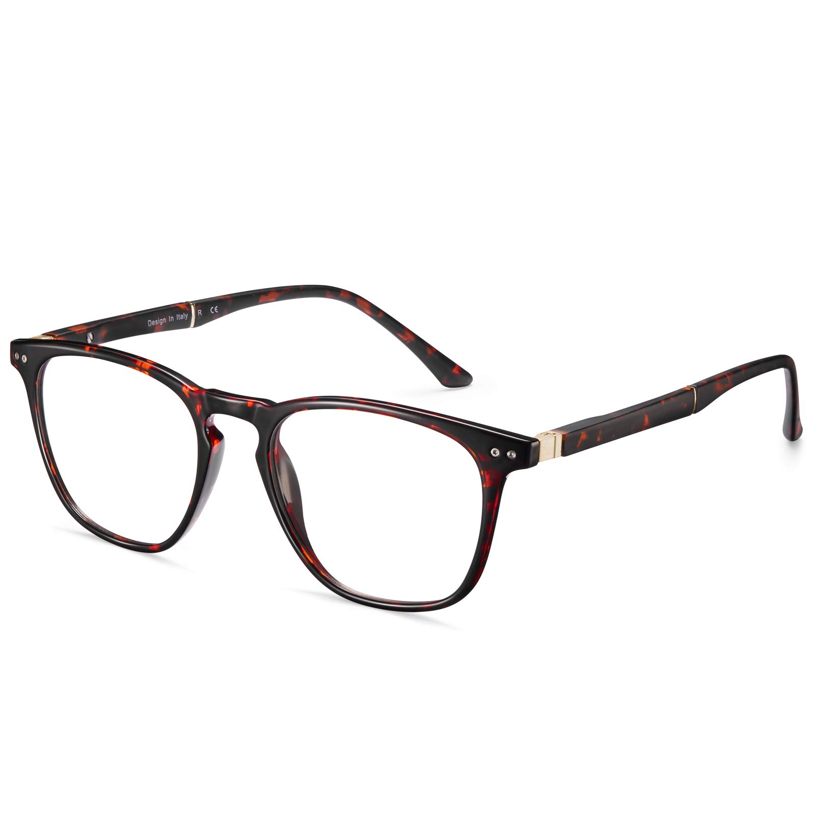 CARFIA Blue Light Blocking Glasses for Computer & Gaming - Anti-Fatigue, Anti-Headache Lightweight Eyewear with Stylish Frame | Perfect for Office Work, Online Classes & Late-Night Screen Use