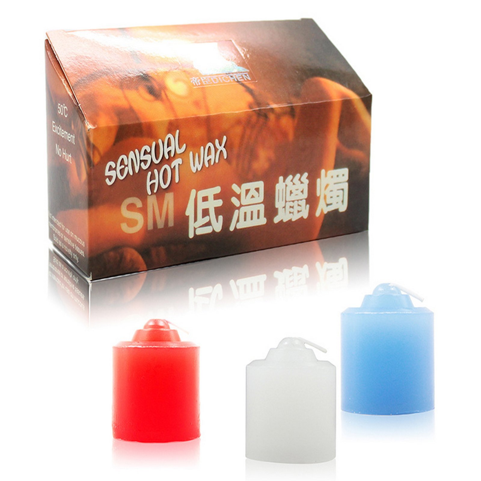 3Pcs Sensual Scented Wax Candles - Low Temperature Drip Candles for Romantic Massage, BDSM Play & Intimate Moments - Aromatherapy for Couples & Spice Up Your Love Life