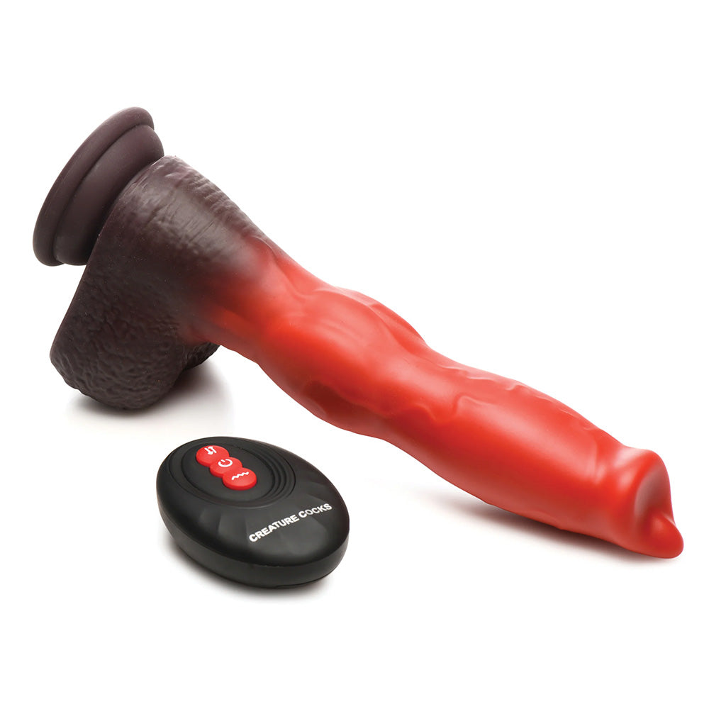 Creature Cocks Ramming Hound Thrusting Vibrating Dog Dildo - Realistic Canine Toy for Adult Play & BDSM Fantasy (Perfect for Roleplay & Solo Pleasure)