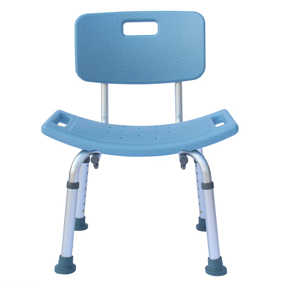 Adjustable Aluminum Alloy Shower Chair for Seniors & Elderly - Comfortable Bath Seat with Non-Slip Feet, Handicap Accessible Bathtub Bench - Ideal for Baby Bathing, Post-Surgery Recovery & Mobility Assistance