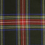 Black Stewart Tartan - Premium Scottish Plaid Fabric for Kilts, Scarves & Home Decor | Perfect for Highland Wear, Fashion & DIY Crafts