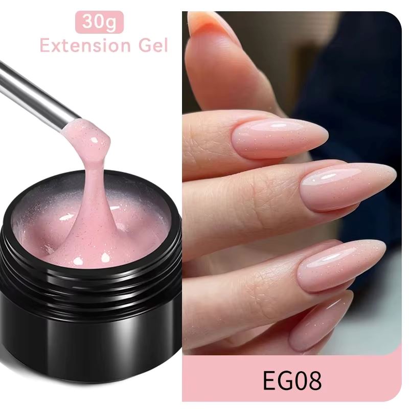 Born Pretty Extension Gel in a Jar - 30ml Nail Extension Gel for Strong & Natural-Looking Nails - Perfect for DIY Manicures, Salon Professionals & Nail Art Enthusiasts