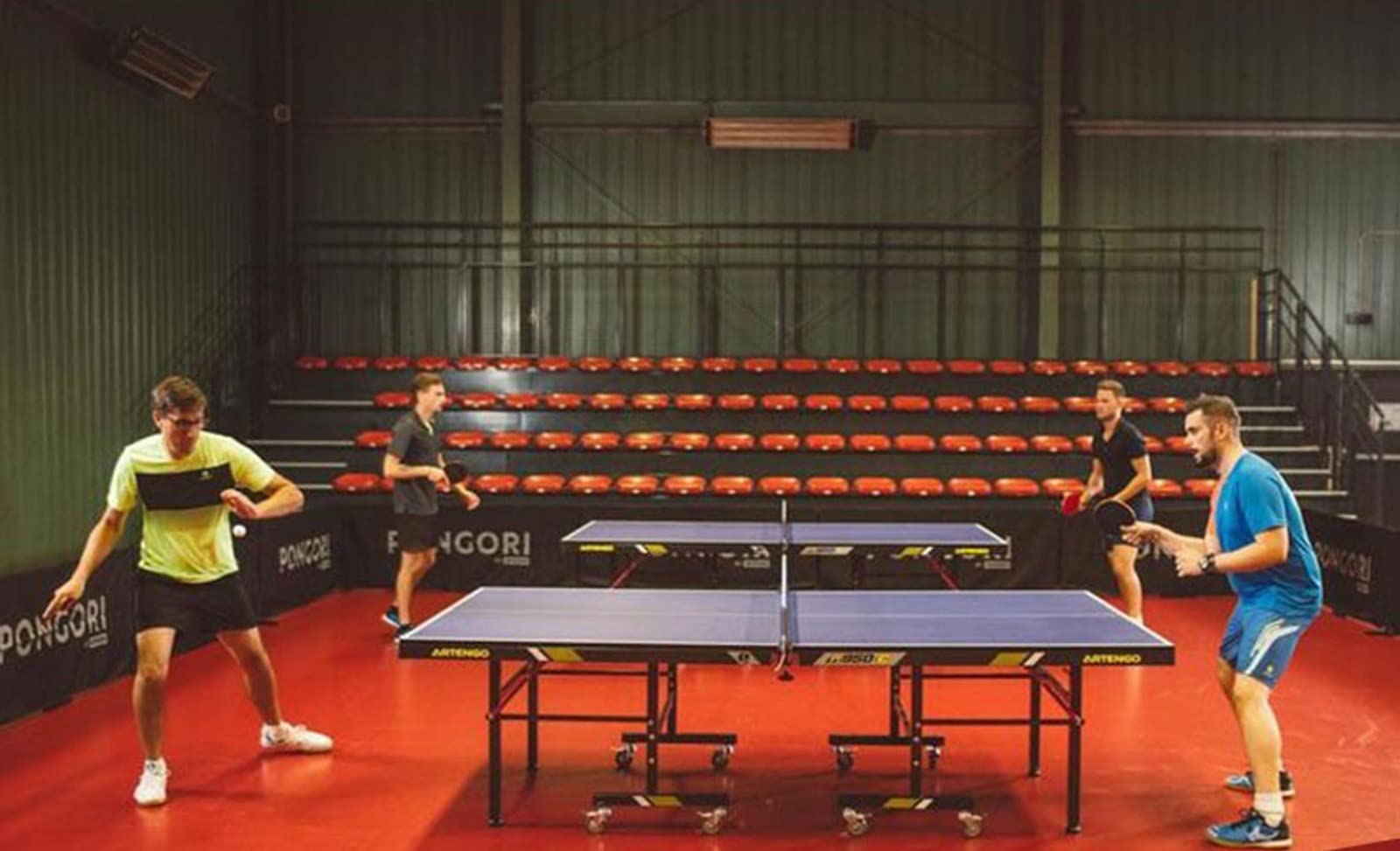 Premium Ping Pong Paddles Set - Professional Table Tennis Rackets with Enhanced Control & Spin | Includes Durable Carry Case (Color A) | Perfect for Indoor/Outdoor Play, Training & Family Fun