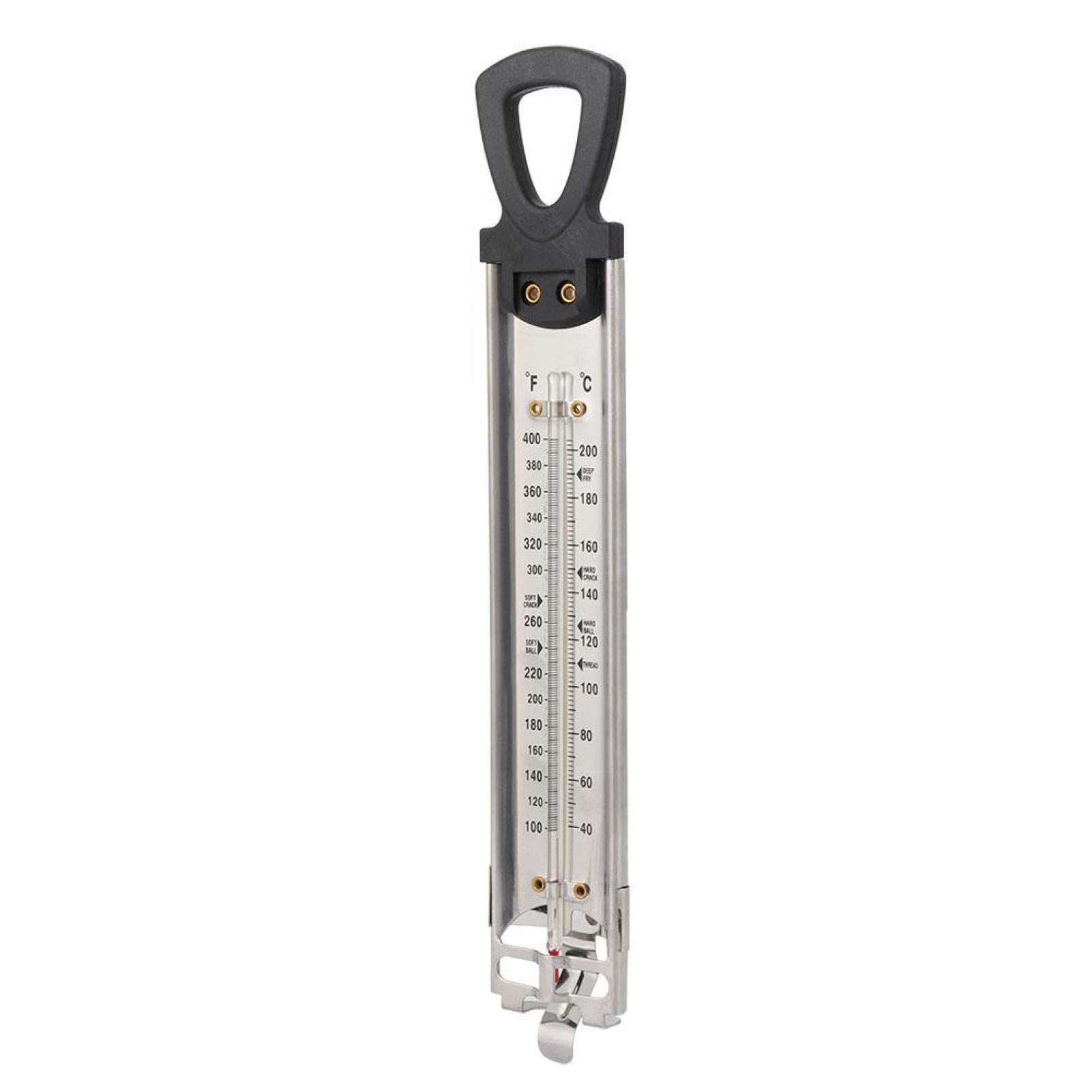 **Digital Candy Thermometer with Fahrenheit & Celsius Scales - Hanging Kitchen Thermometer for Cooking, Candy Making, BBQ, and Liquids - Accurate Temperature Measurement for Home & Professional Use**