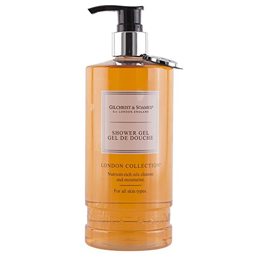 Gilchrist & Soames London Collection Body Wash & Shower Gel - 15.5oz Luxury Bath & Shower Essentials for Men & Women - Perfect for Daily Use, Spa Days & Gift Sets