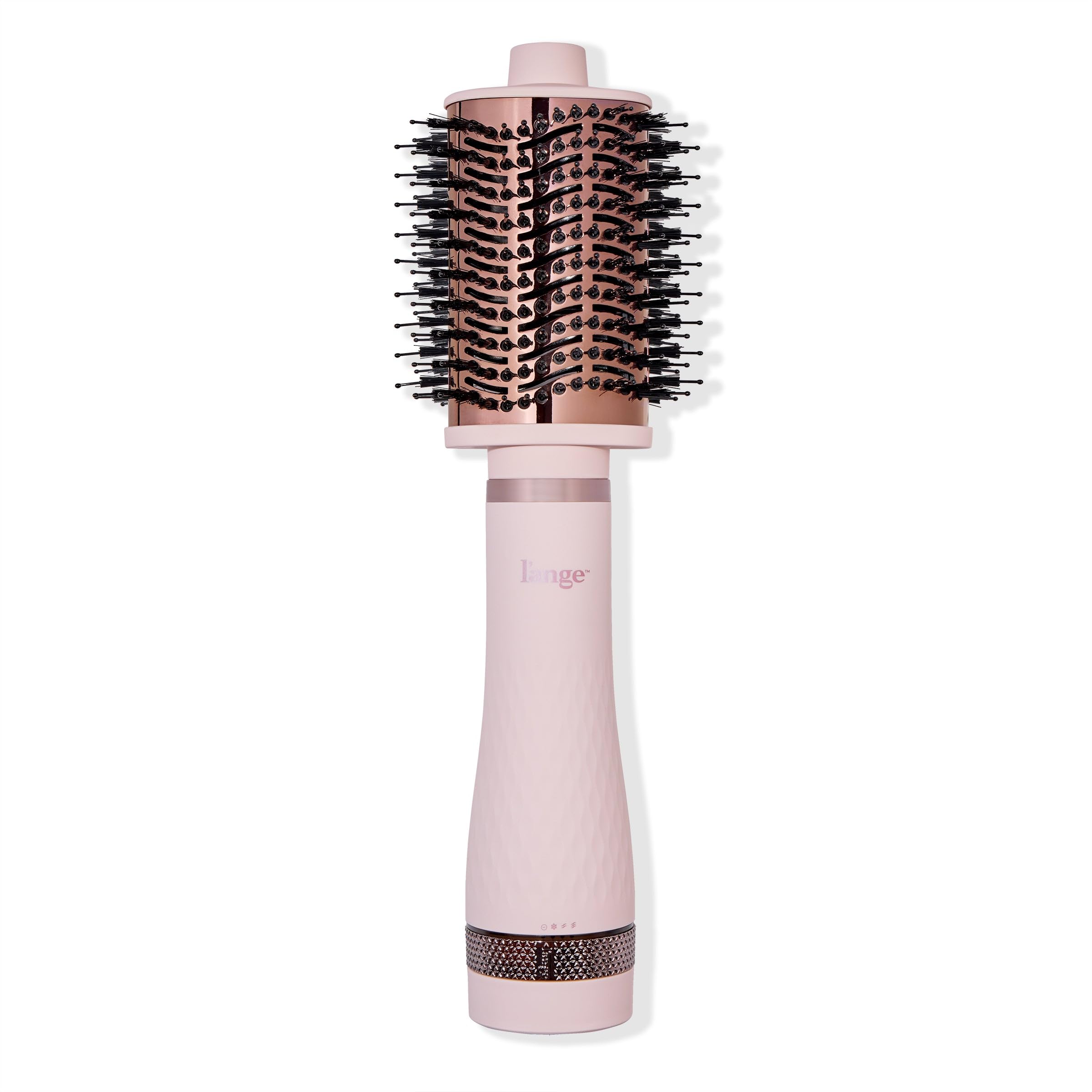 L'ANGE HAIR Multi-Volume Series 2-in-1 Interchangeable Blow Dryer Brush | Oval 75mm Blush Pink | Professional Styling Tool for Smoothing & Volumizing Hair at Home | Perfect for Daily Styling, Salon-Quality Results & Travel Use