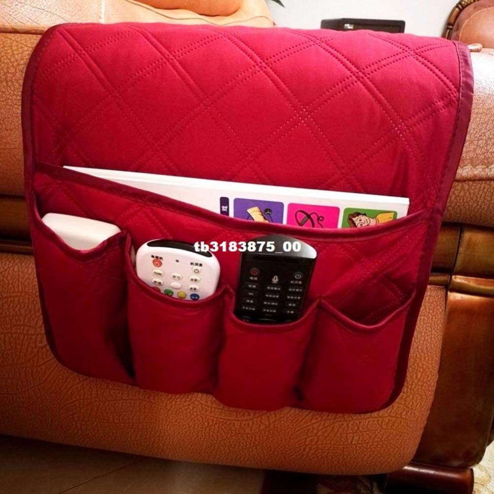 TOPBATHY 1-Piece Red Couch Armrest Shelf Bracket - Universal Tablet Stand Holder for Sofa, Bedside, Car & Wall Mount - Space Saving Storage Solution for Books, Phone, Remote & Accessories | Perfect for Living Room, Office & Travel Use