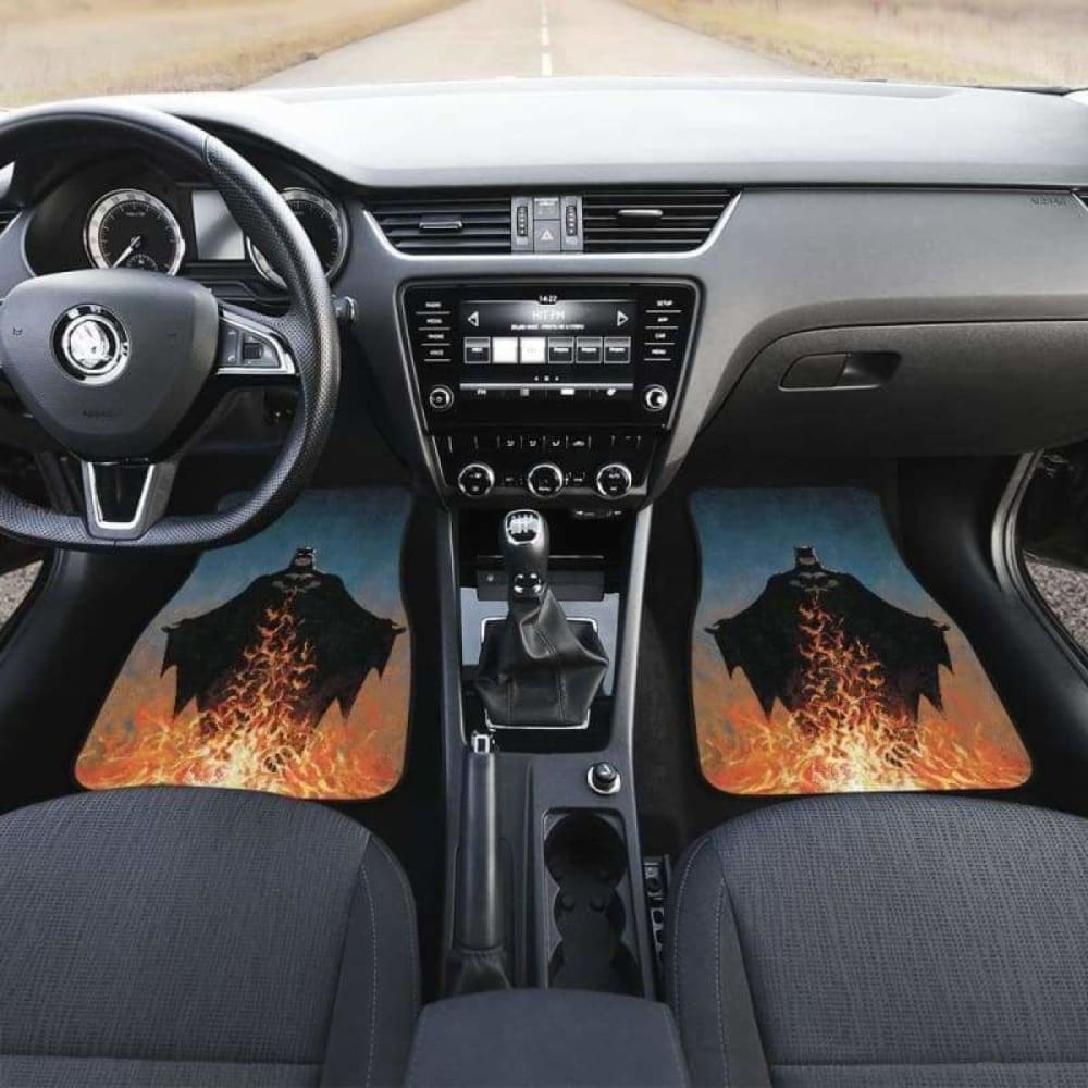 Batman Car Floor Mats for Cars & Trucks - Non-Slip Custom Fit All Weather Floor Liners - Perfect for DC Comics Fans & Superhero Lovers - Great for Daily Commute & Road Trips