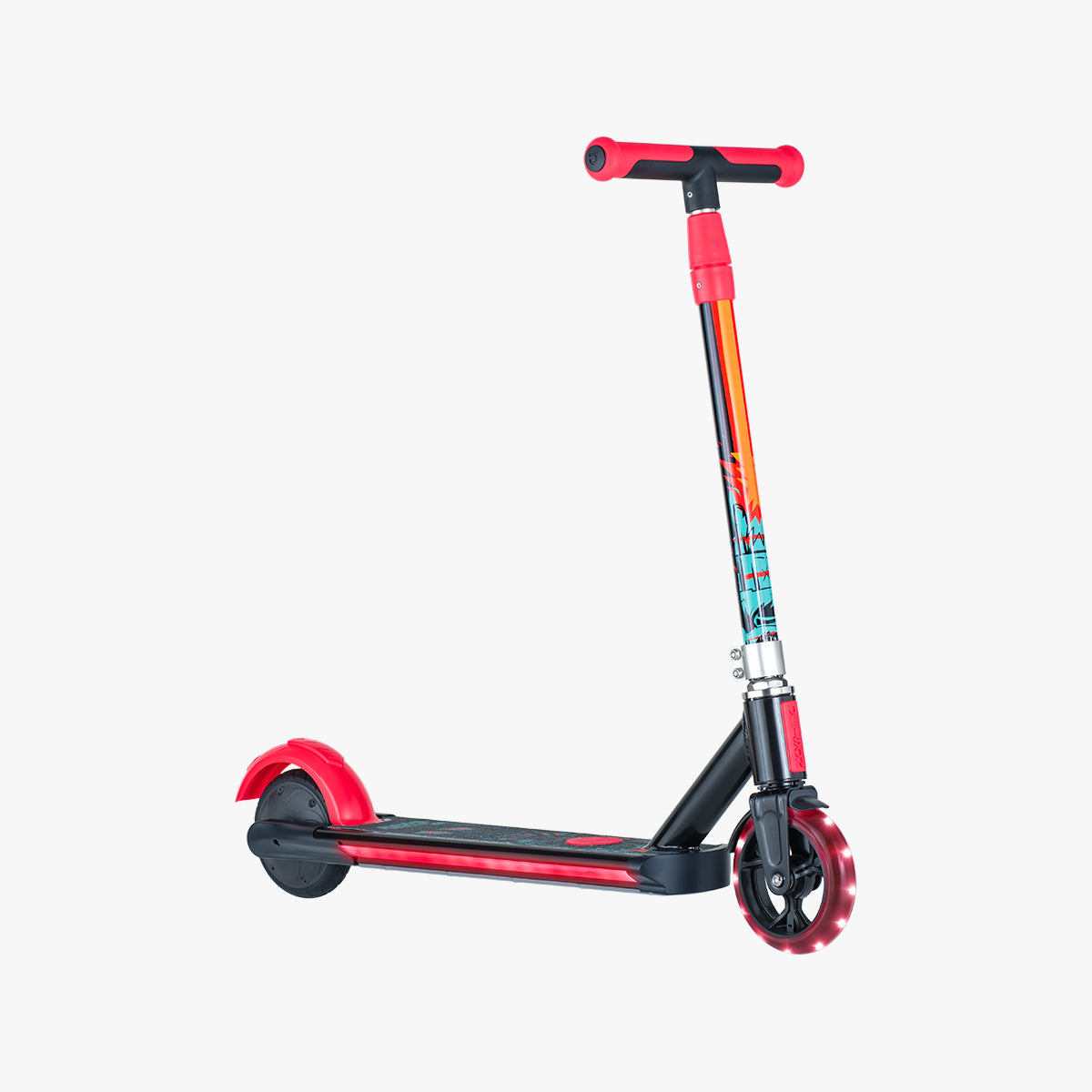 Disney Star Wars Darth Vader Kids' Electric Scooter - 3 Wheel LED Light Up Scooter for Boys & Girls Ages 6-12 - Perfect for Birthday Gifts, Outdoor Play & Neighborhood Rides