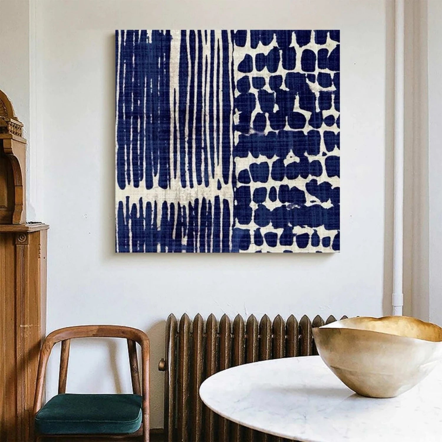 Abstract Painting #AB 332 - Modern Wall Art for Living Room, Bedroom & Office Decor - Handmade Canvas Artwork