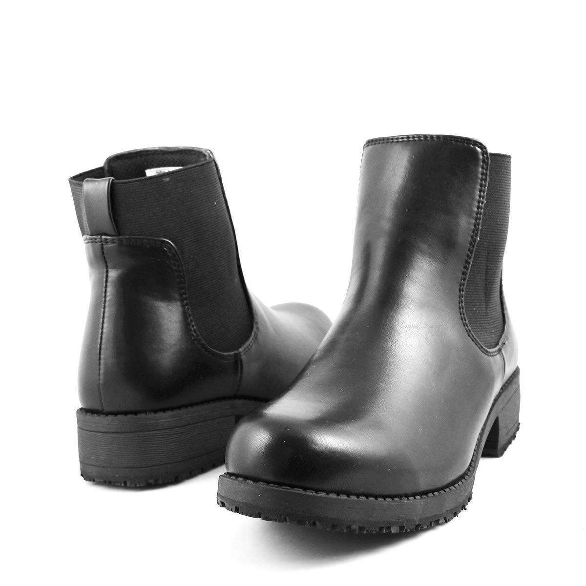 Laforst Women's Slip Resistant Chelsea Ankle Boots - Non-Slip Work Shoes for Nurses, Chefs & Waitresses - Comfortable Safety Shoes for Hospital, Restaurant & Kitchen