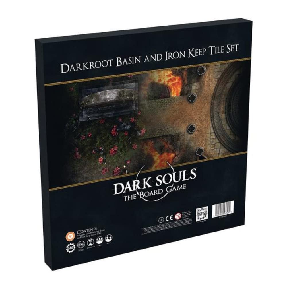 Dark Souls Board Game Expansion - Darkroot Basin & Iron Keep Tiles for Epic Battles